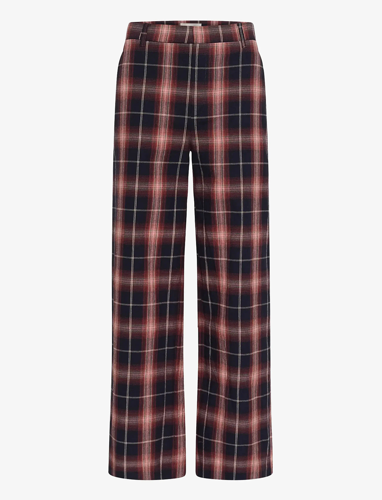 InWear - CALROSEIW PANT - vida byxor - light pink twill check - 1