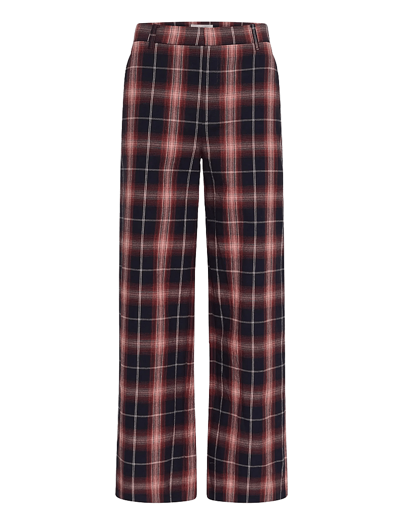 InWear - CALROSEIW PANT - vida byxor - light pink twill check - 1