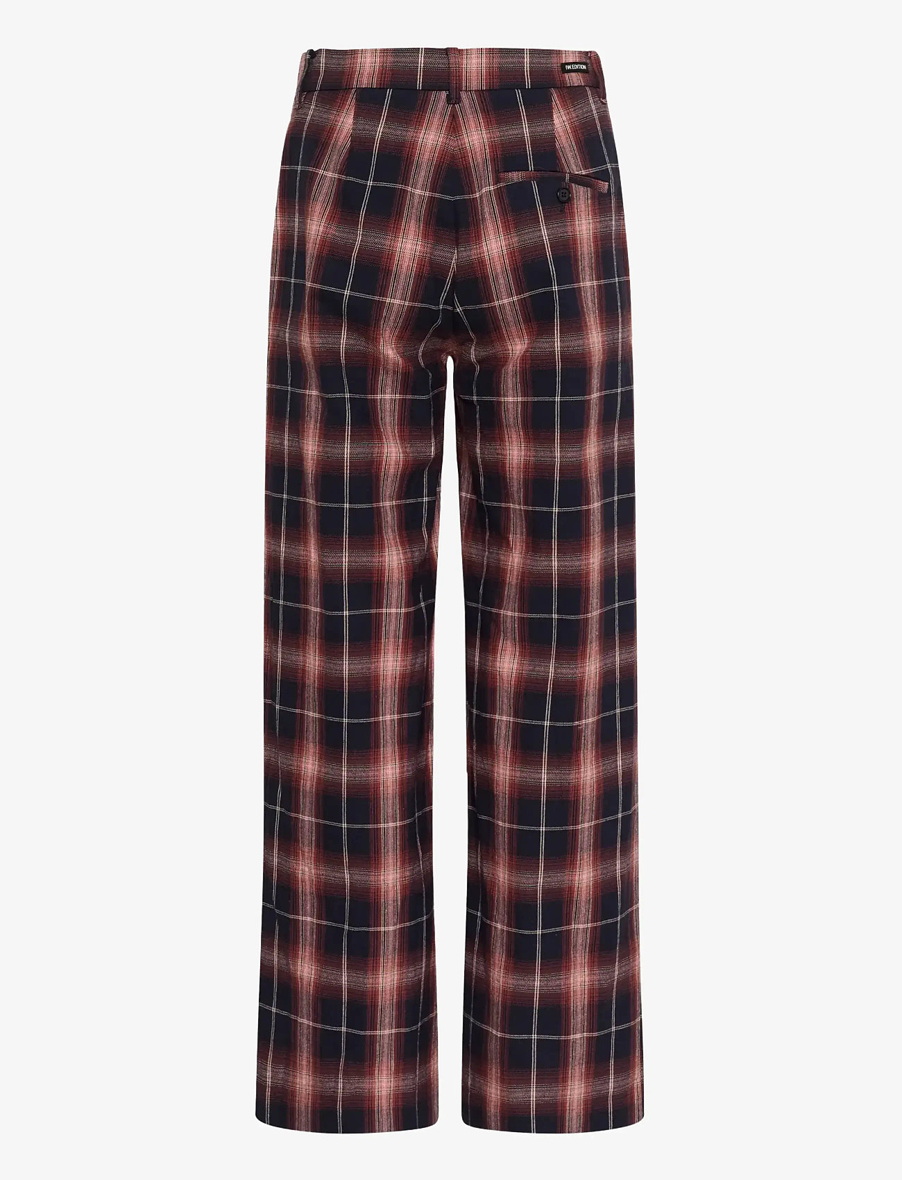 InWear - CALROSEIW PANT - vida byxor - light pink twill check - 2