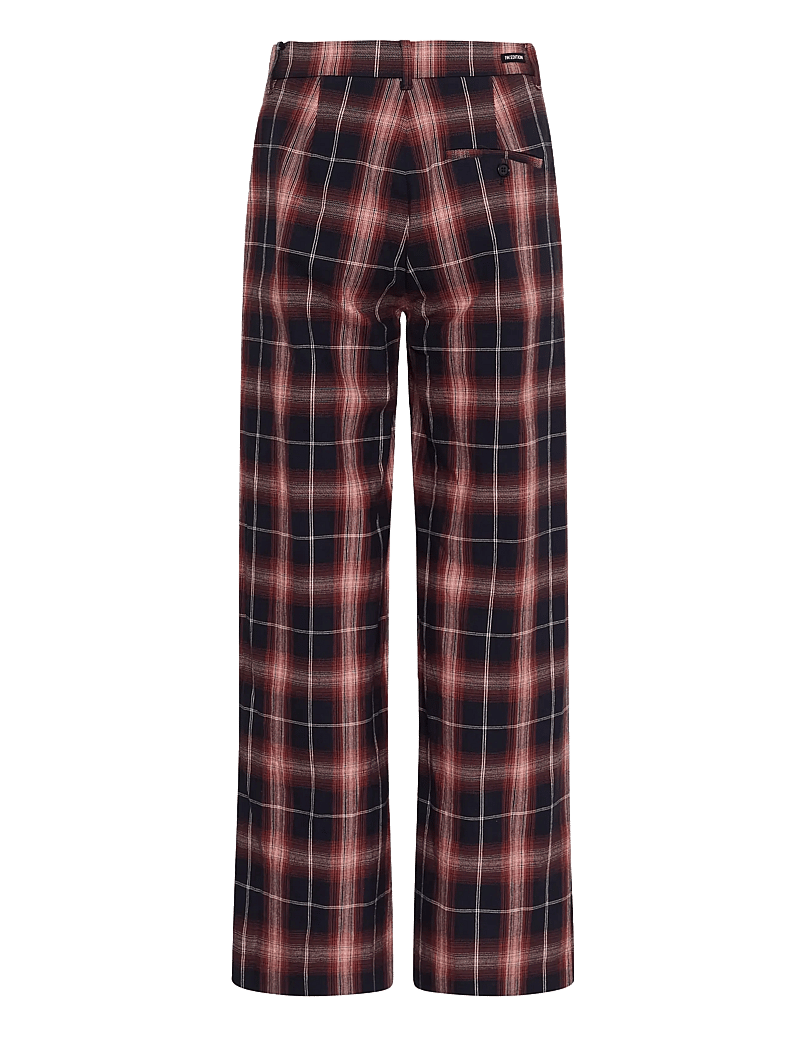 InWear - CALROSEIW PANT - vida byxor - light pink twill check - 2