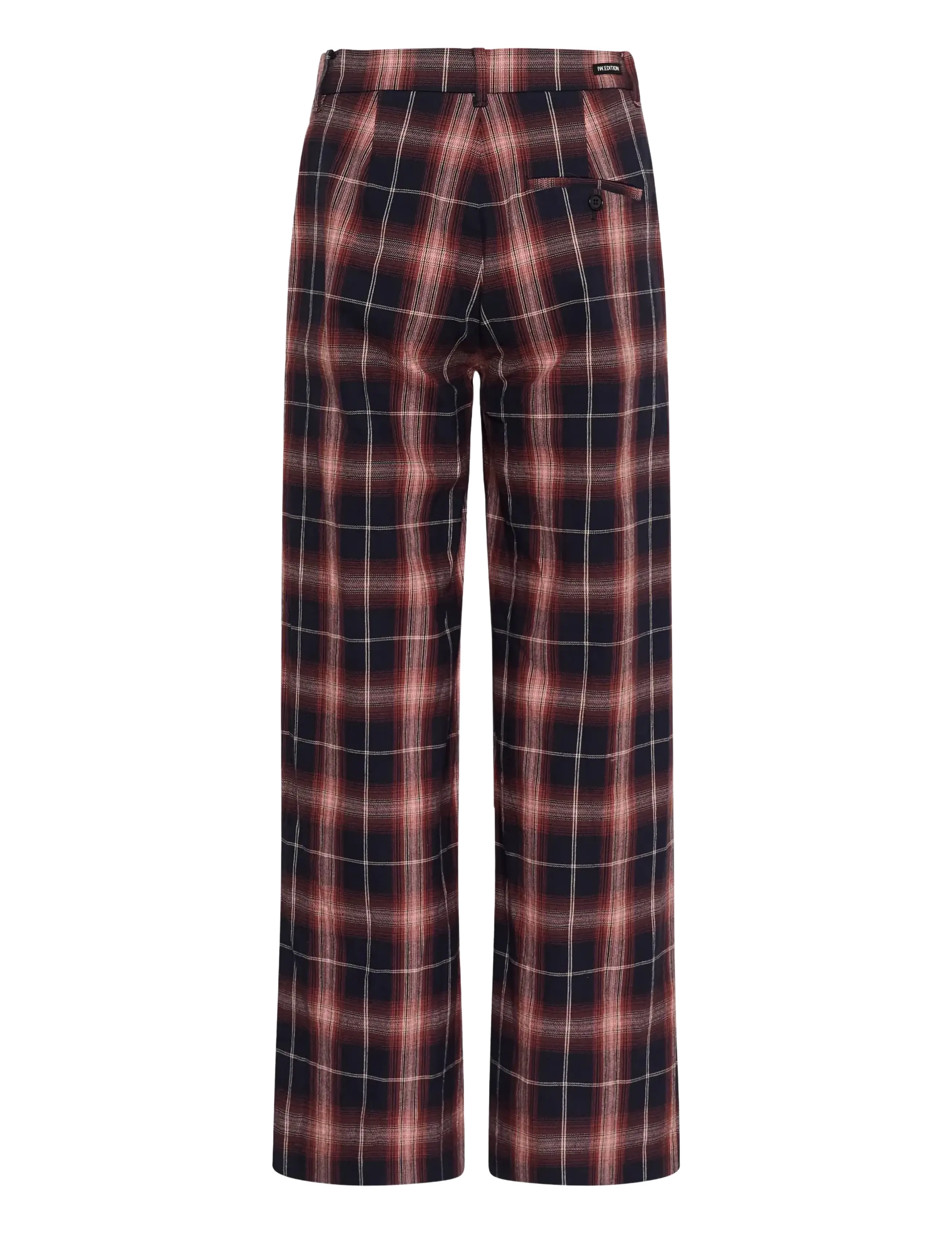 InWear - CALROSEIW PANT - bikses ar platām starām - light pink twill check - 2