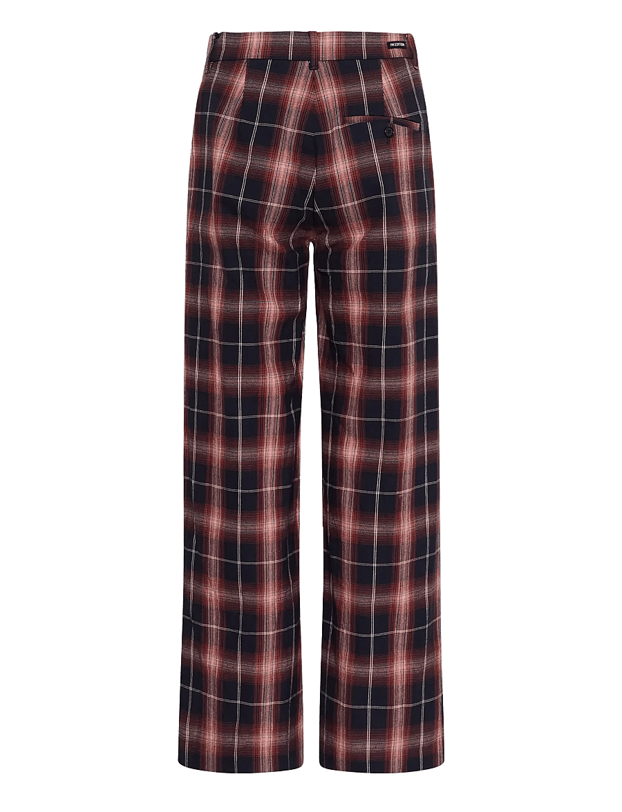 InWear - CALROSEIW PANT - hosen mit weitem bein - light pink twill check - 2
