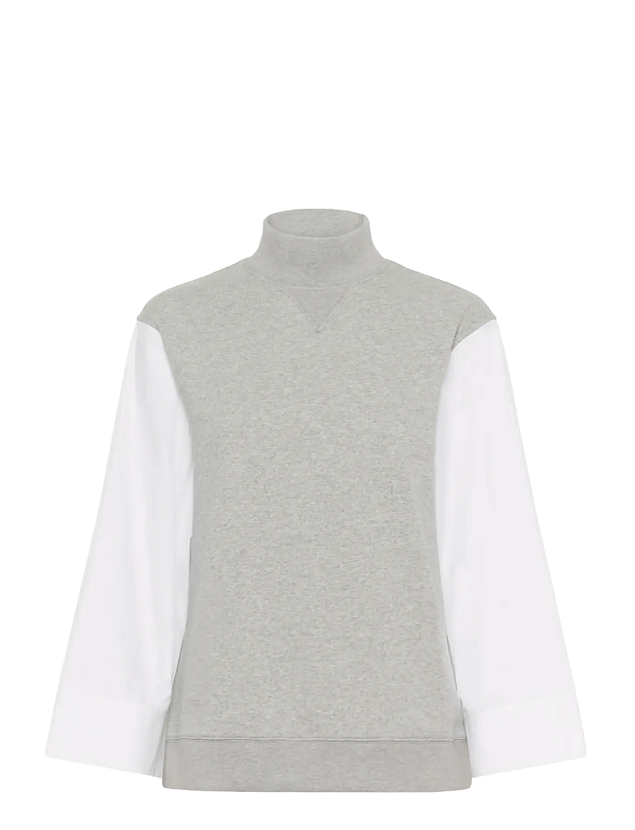 InWear - CAPELLAIW SHIRT MIX - sweatshirts - pure white - 1