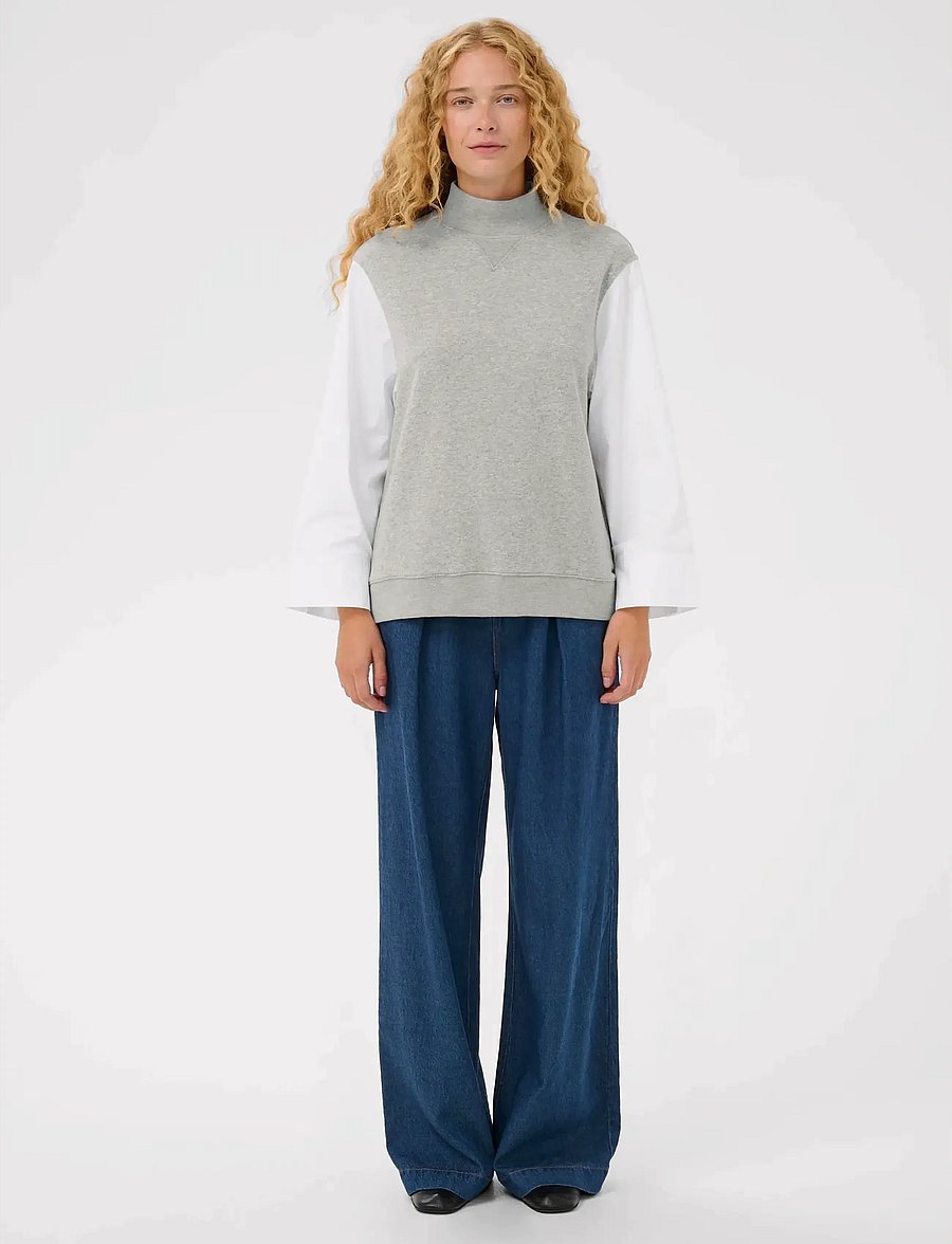 InWear - CAPELLAIW SHIRT MIX - sweatshirts - pure white - 3