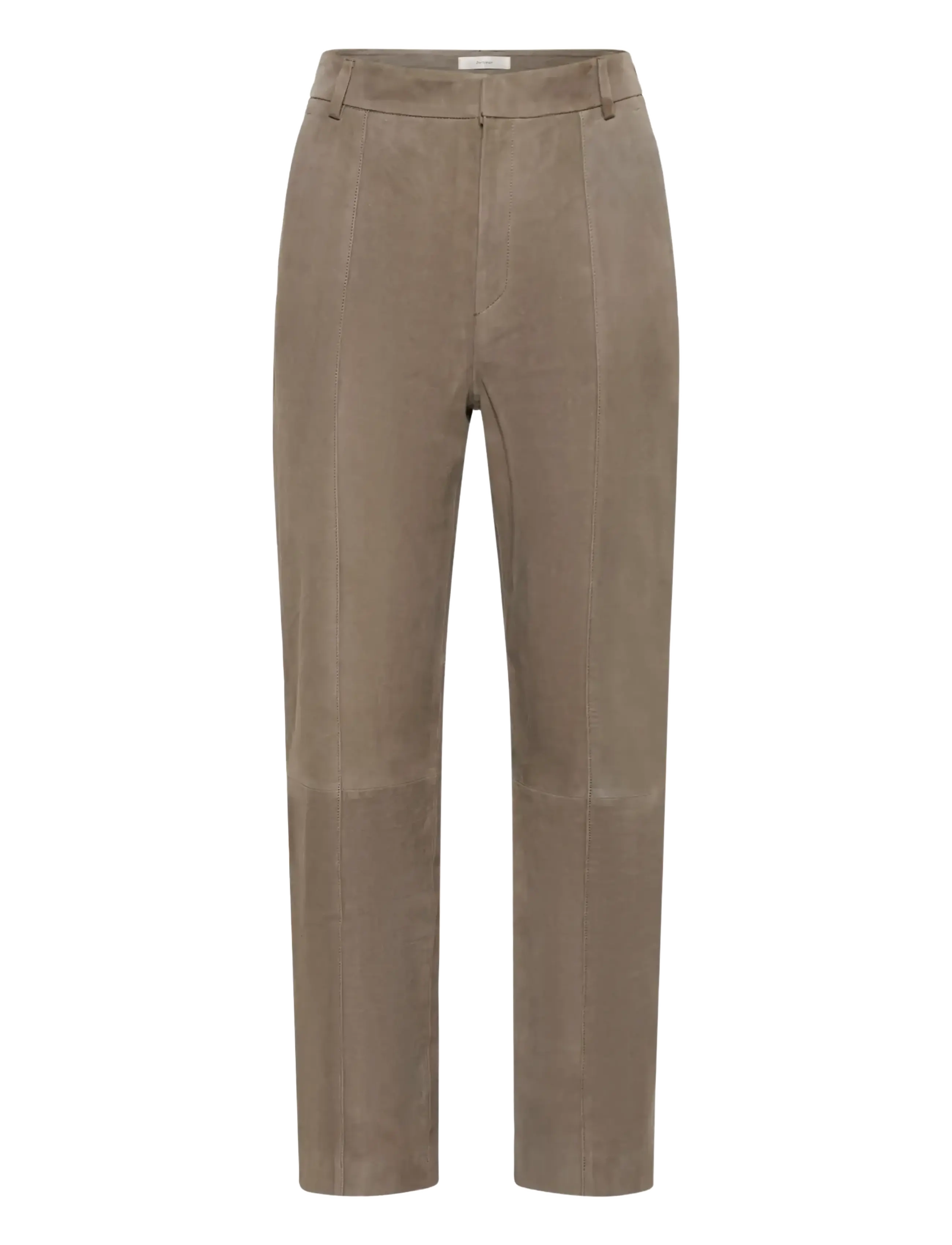 InWear CARNIKAIW PANT - Læderbukser - SANDY GREY / grey