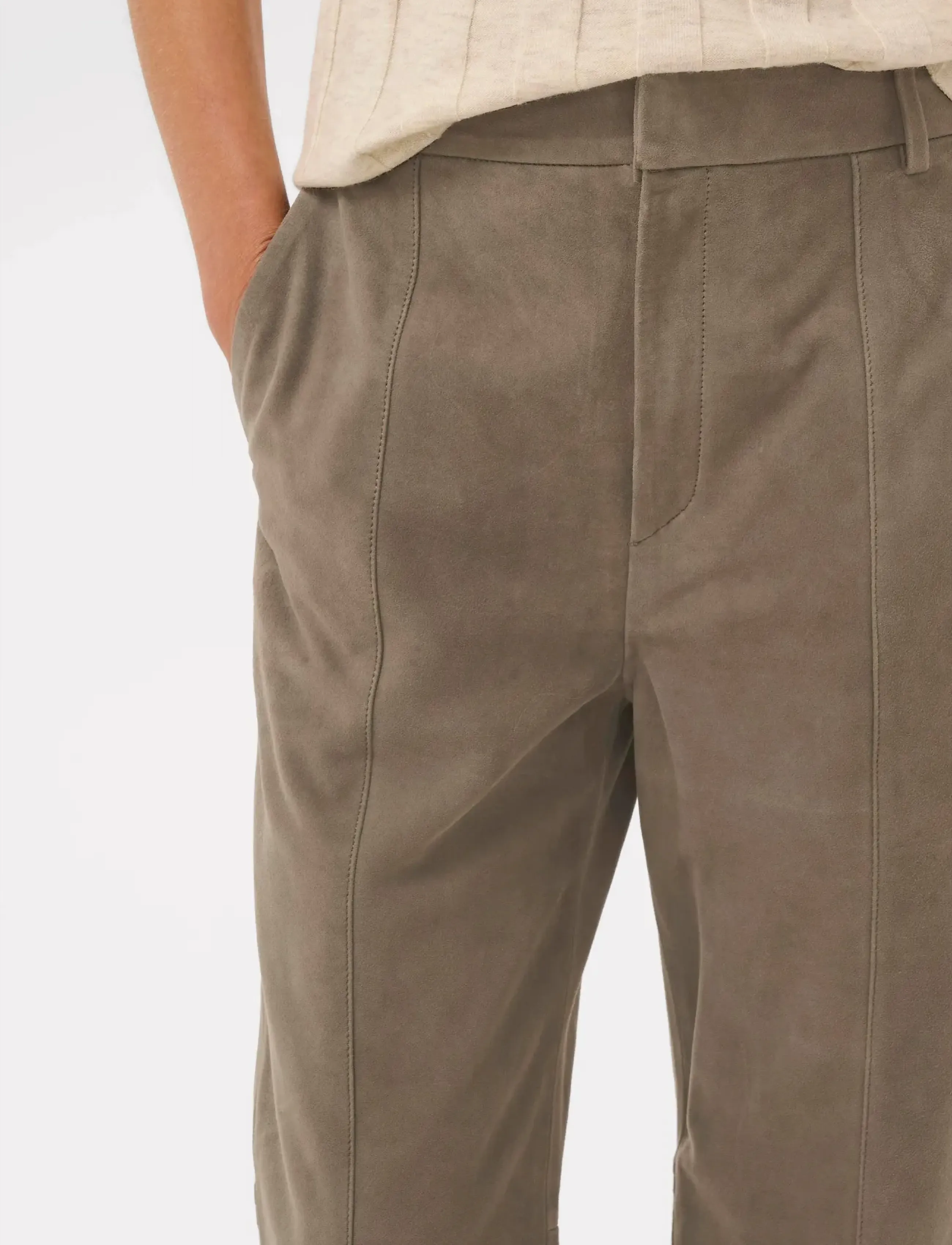 InWear - CARNIKAIW PANT - festtøj til outletpriser - sandy grey - 5