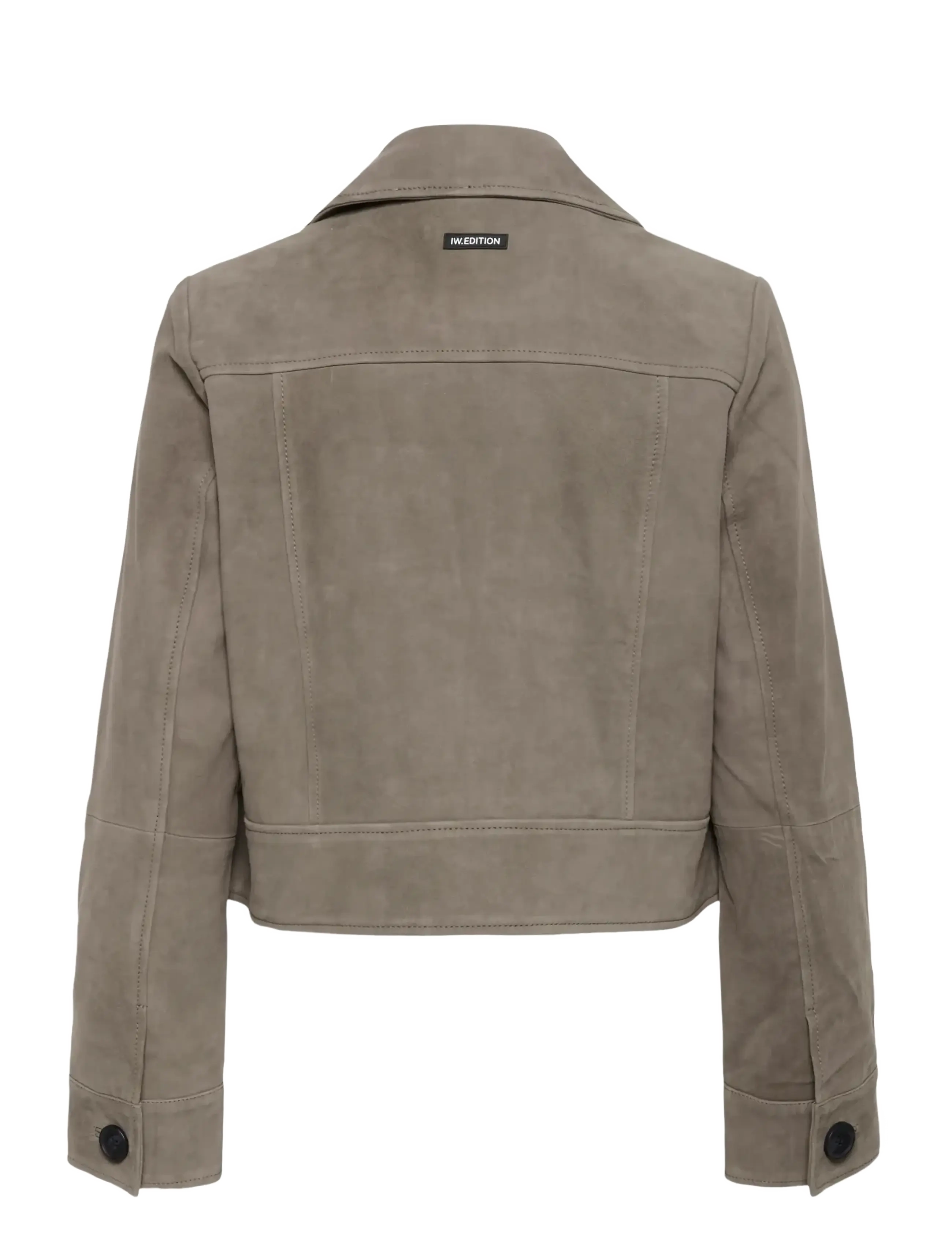 InWear - CARNIKAIW JACKET - lederjacken - sandy grey - 2