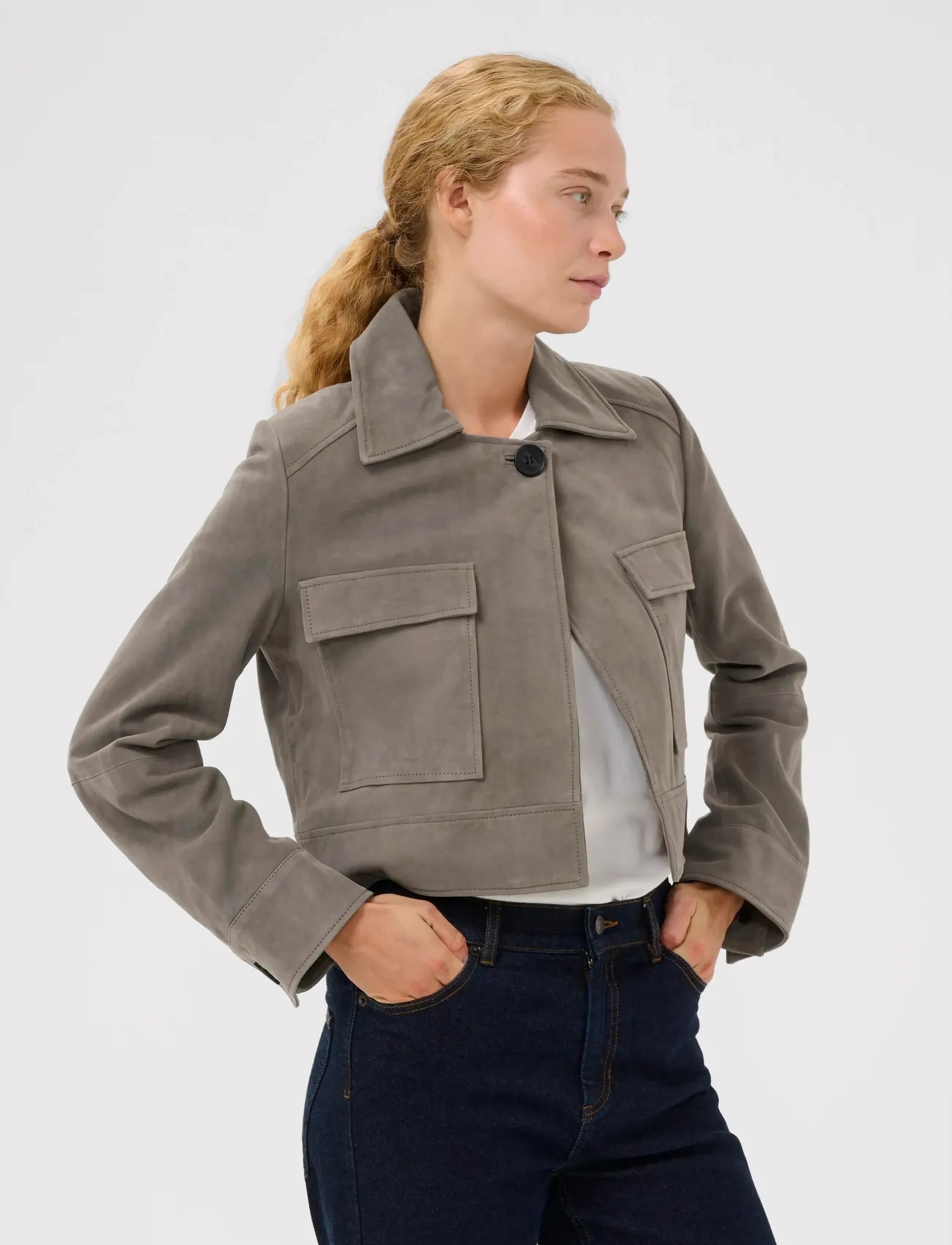 InWear CARNIKAIW JACKET - Tøj - SANDY GREY / grey