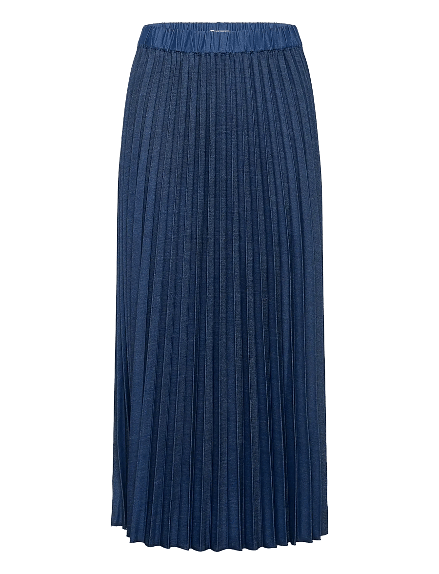 InWear - CHERRIEIW SKIRT - plisserede nederdele - dark denim - 1