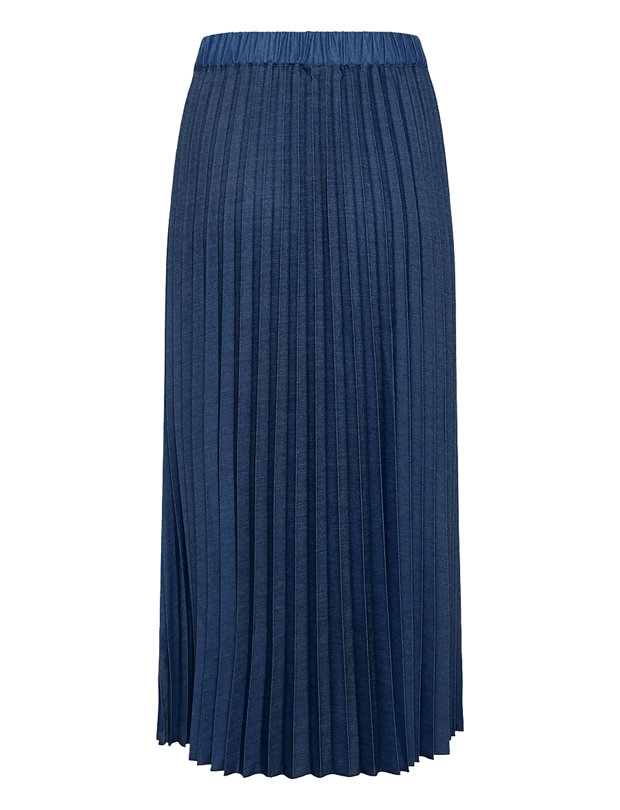 InWear - CHERRIEIW SKIRT - plisserede nederdele - dark denim - 2