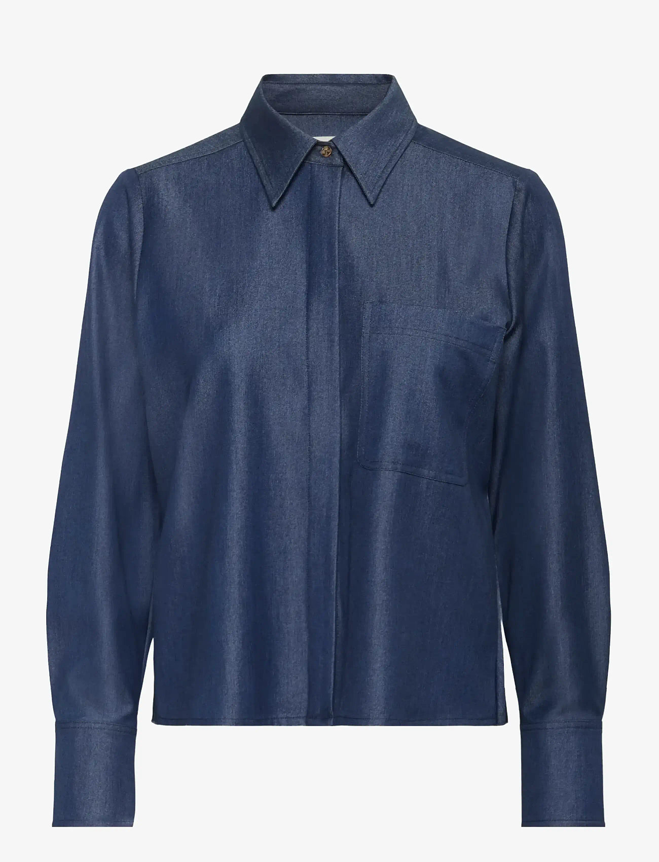 InWear - CHERRIEIW SHIRT - jeansskjortor - dark denim - 1