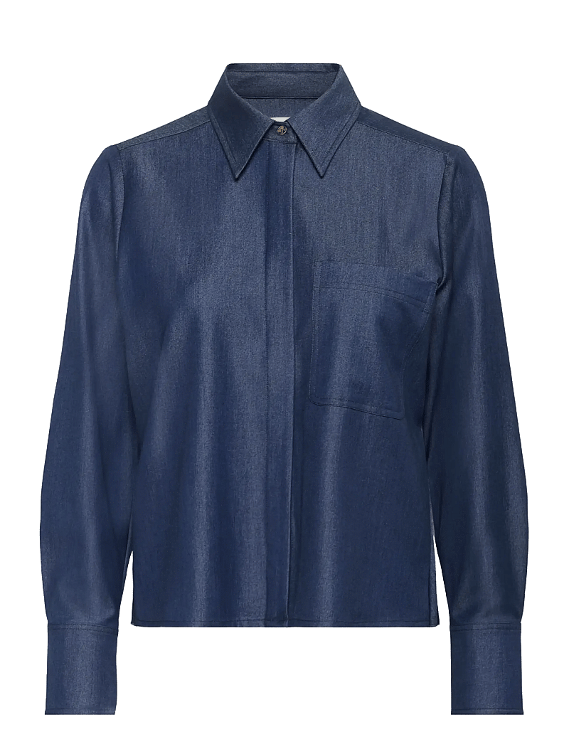 InWear - CHERRIEIW SHIRT - jeansskjortor - dark denim - 1