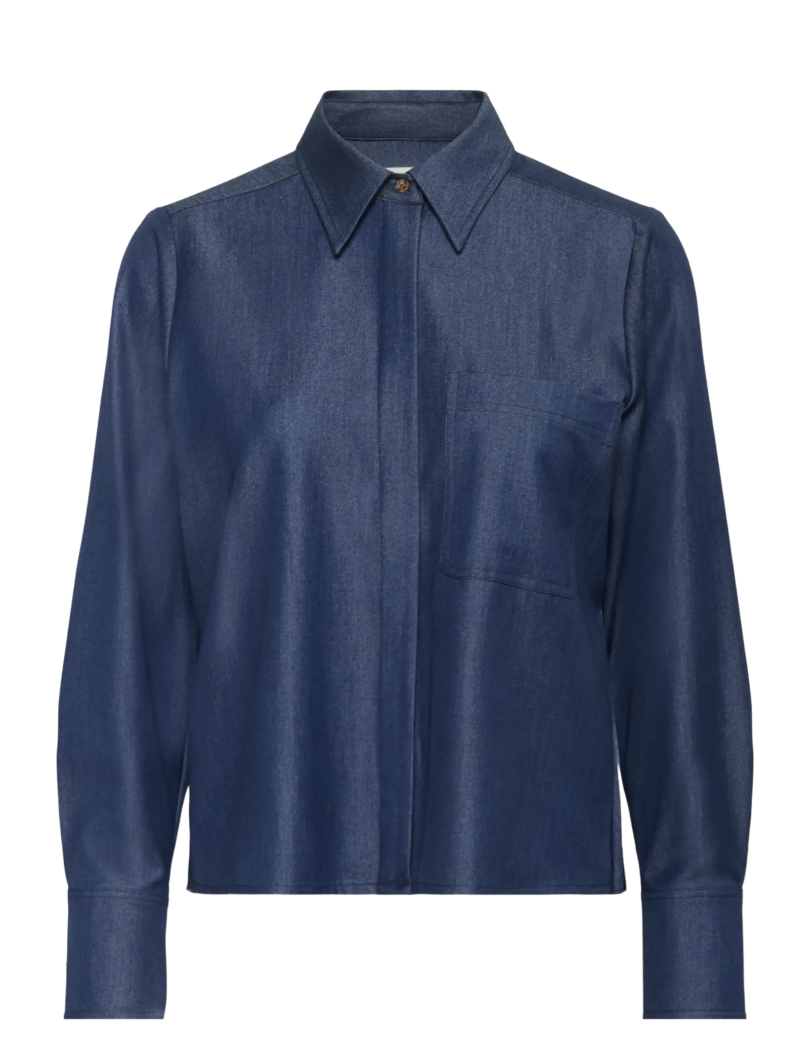 InWear - CHERRIEIW SHIRT - pikkade varrukatega särgid - dark denim - 1