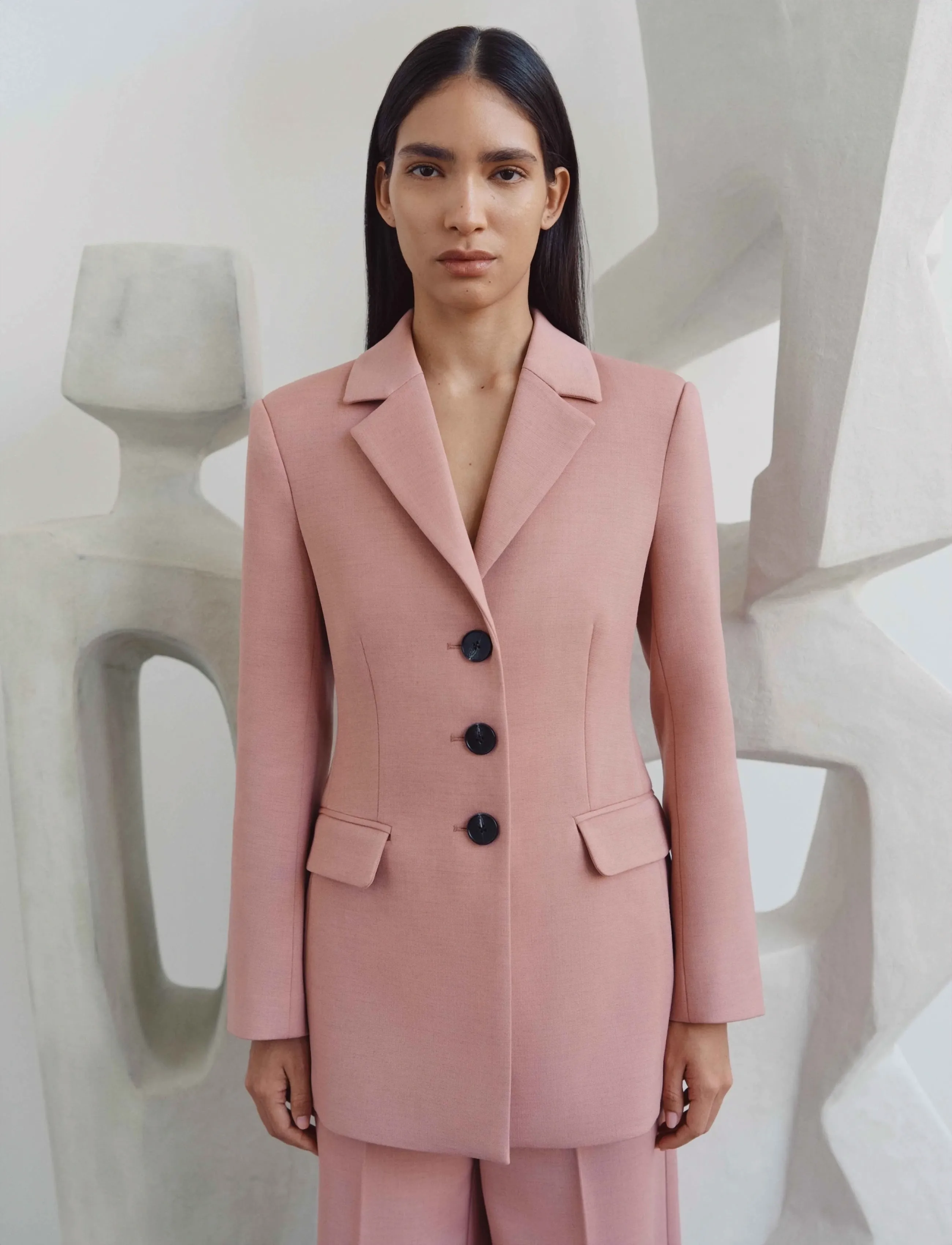 InWear - HOLLYNIW BLAZER - enkeltradede blazere - ash rose melange - 3