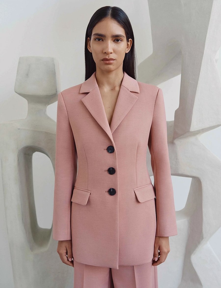 InWear - HOLLYNIW BLAZER - enkeltradede blazere - ash rose melange - 3