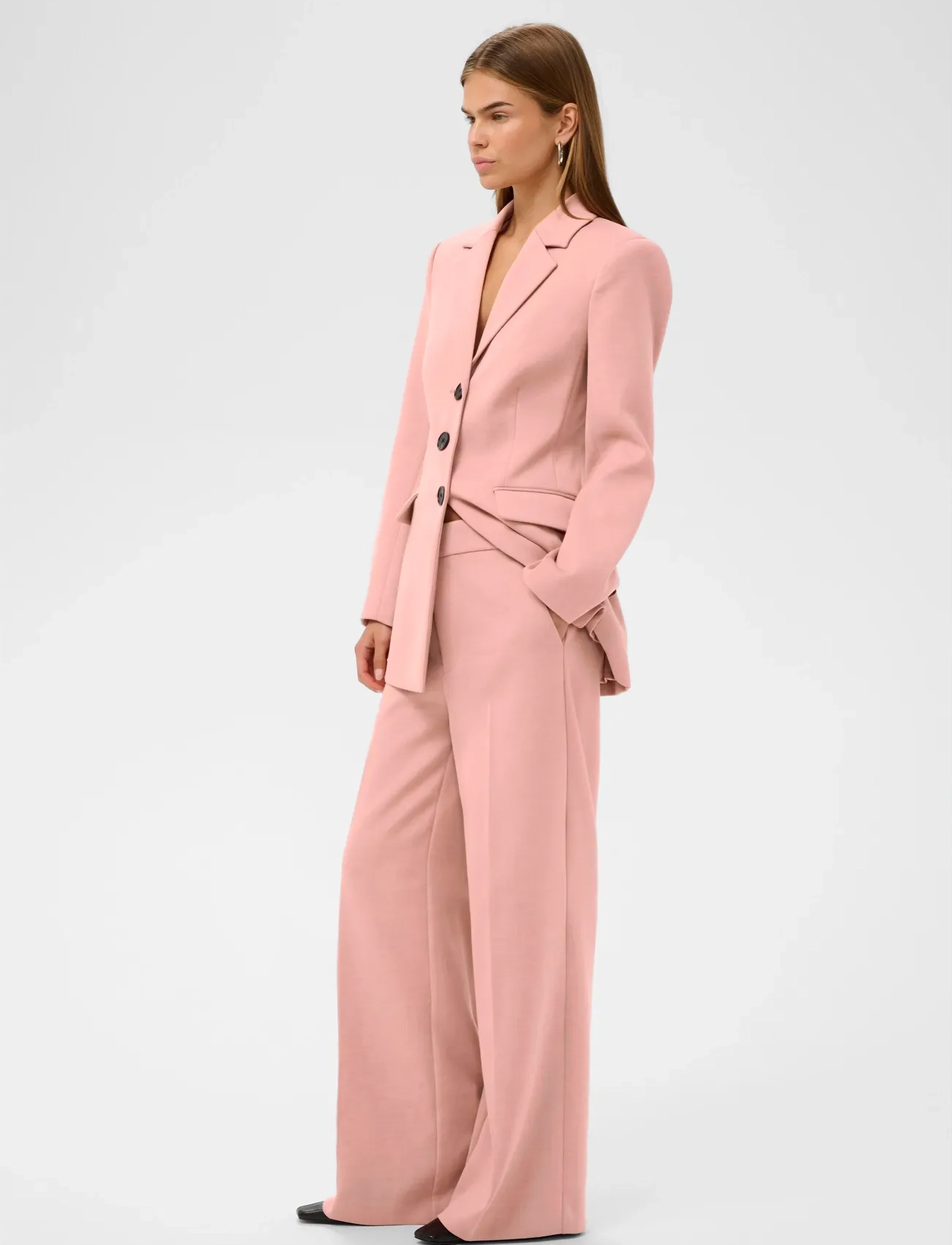 InWear HOLLYNIW PANT - Kolleksjoner - ASH ROSE MELANGE / pink/rose