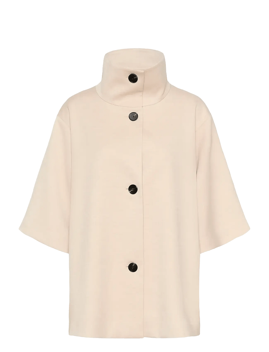 InWear - HOLLYNIW CAPE JACKET - light coats - ecru - 1