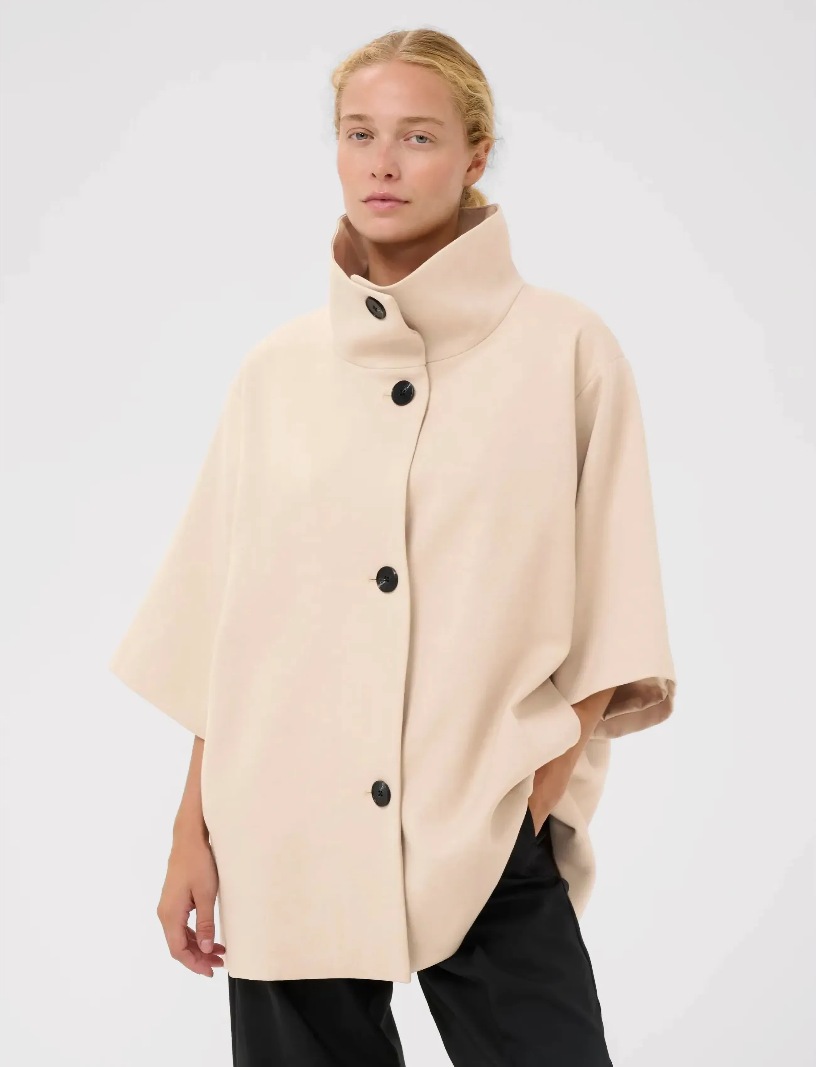 InWear - HOLLYNIW CAPE JACKET - tunna kappor - ecru - 3