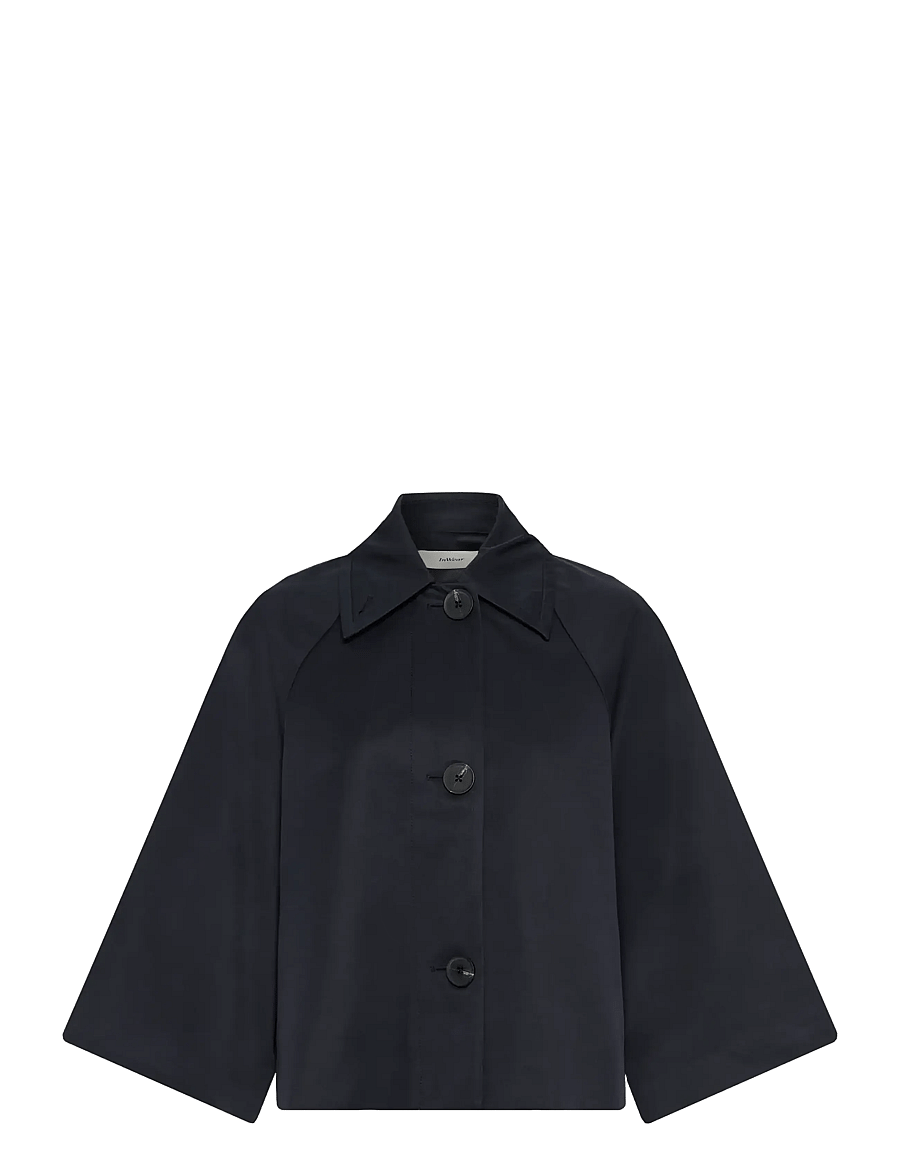 InWear - HINONAIW CAPE JACKET - kerged mantlid - marine blue - 1
