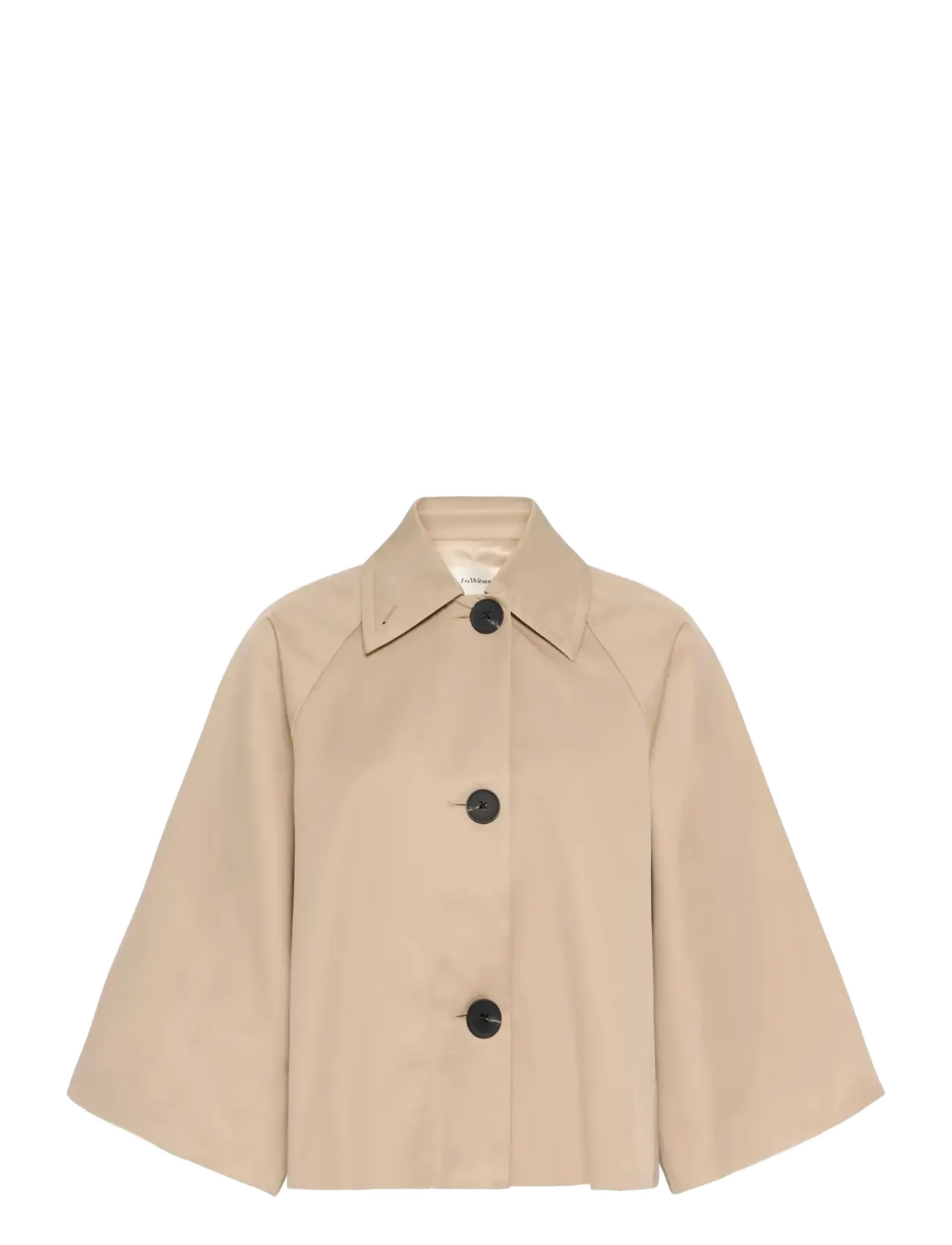 InWear HINONAIW CAPE JACKET - Jakid ja mantlid - SANDSTONE / beige