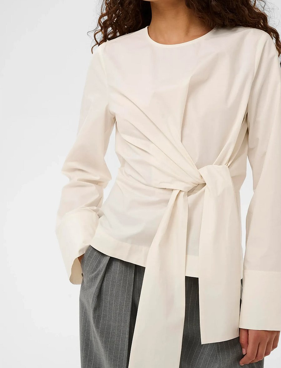 InWear - GRAYSONIW BLOUSE - langärmlige hemden - whisper white - 5