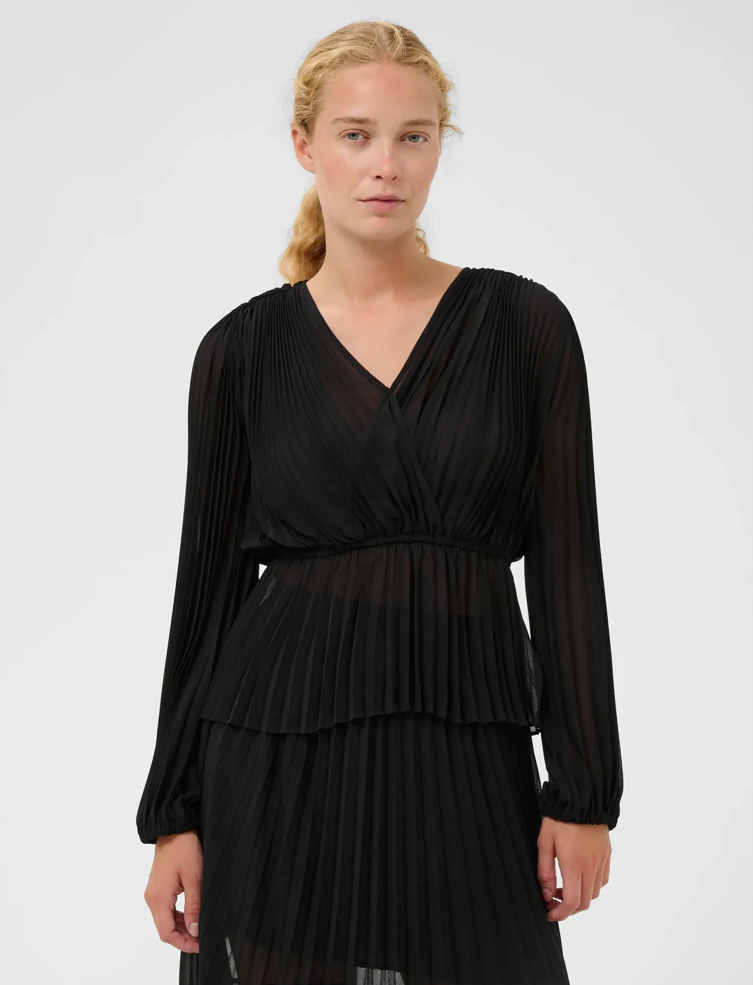 InWear Giselleiw Blouse, 36, Black, Bluser > Langærmede, Dame