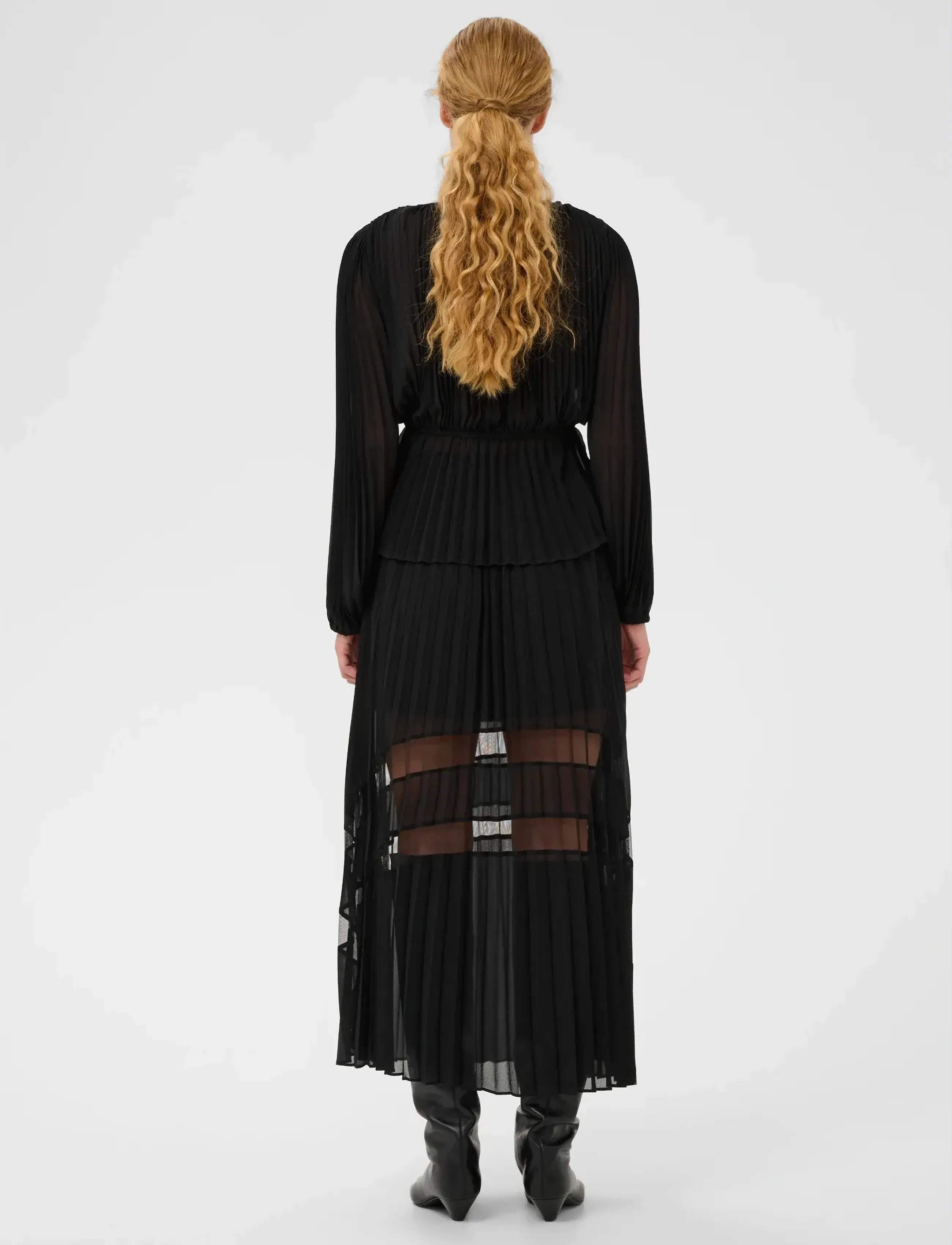 InWear - GISELLEIW BLOUSE - pikkade varrukatega pluusid - black - 4