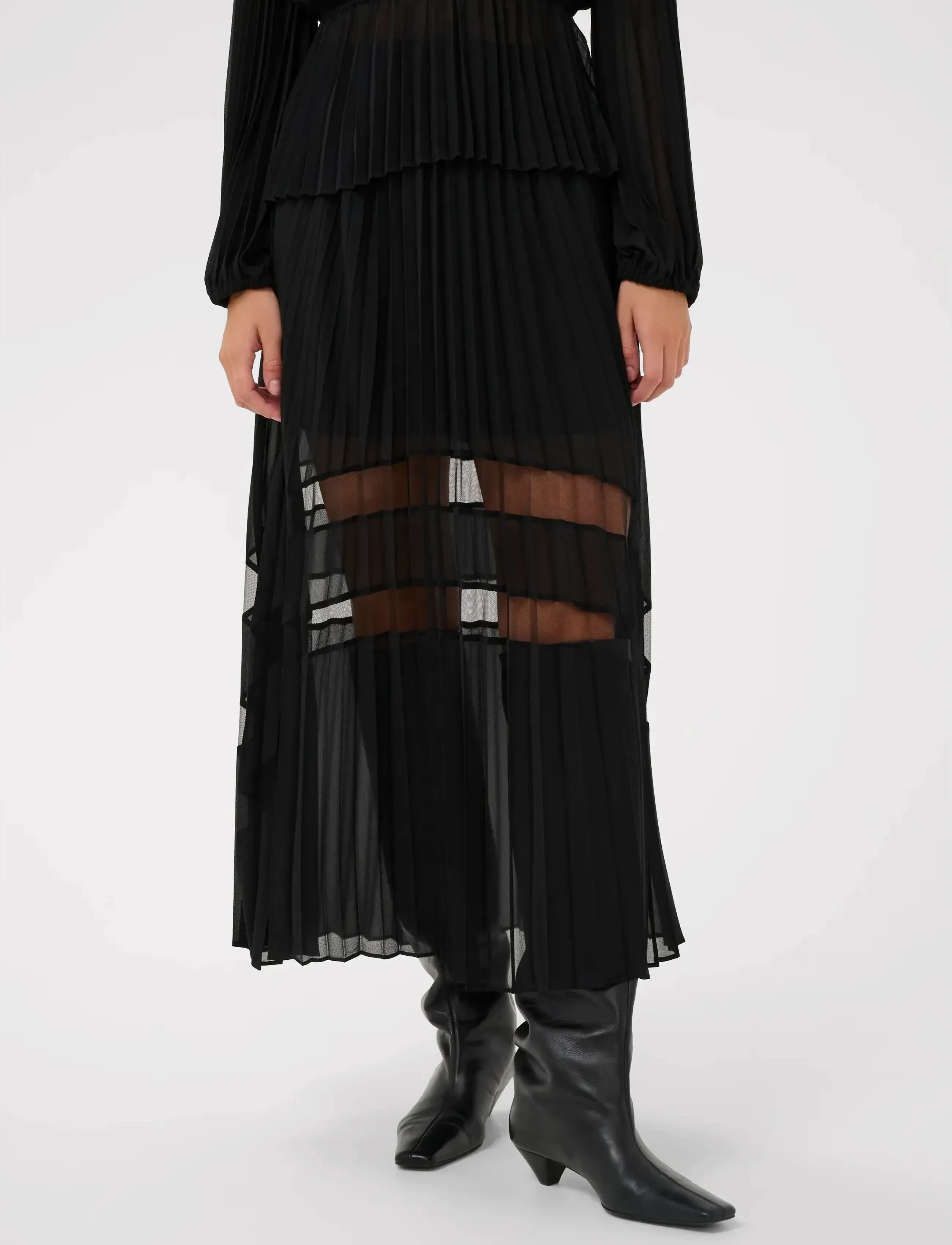 InWear GISELLEIW SKIRT - Nederdele - BLACK / black