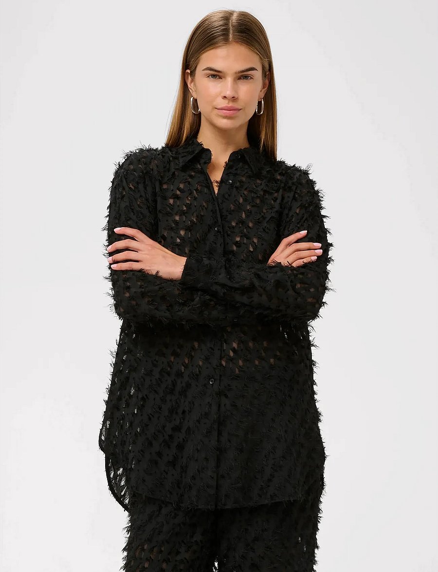 InWear - GIDEONIW SHIRT - marškiniai ilgomis rankovėmis - black - 0