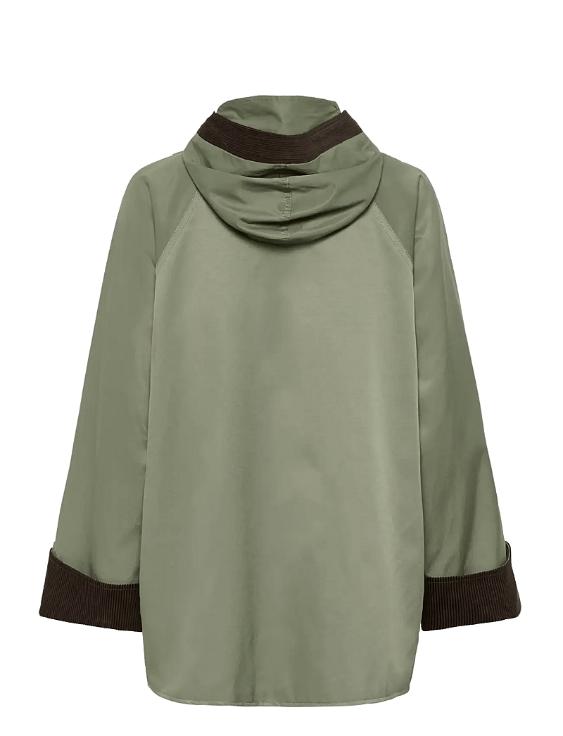 InWear - GRACELYNNIW HOODED JACKET - forårsjakker - mulled basil - 2