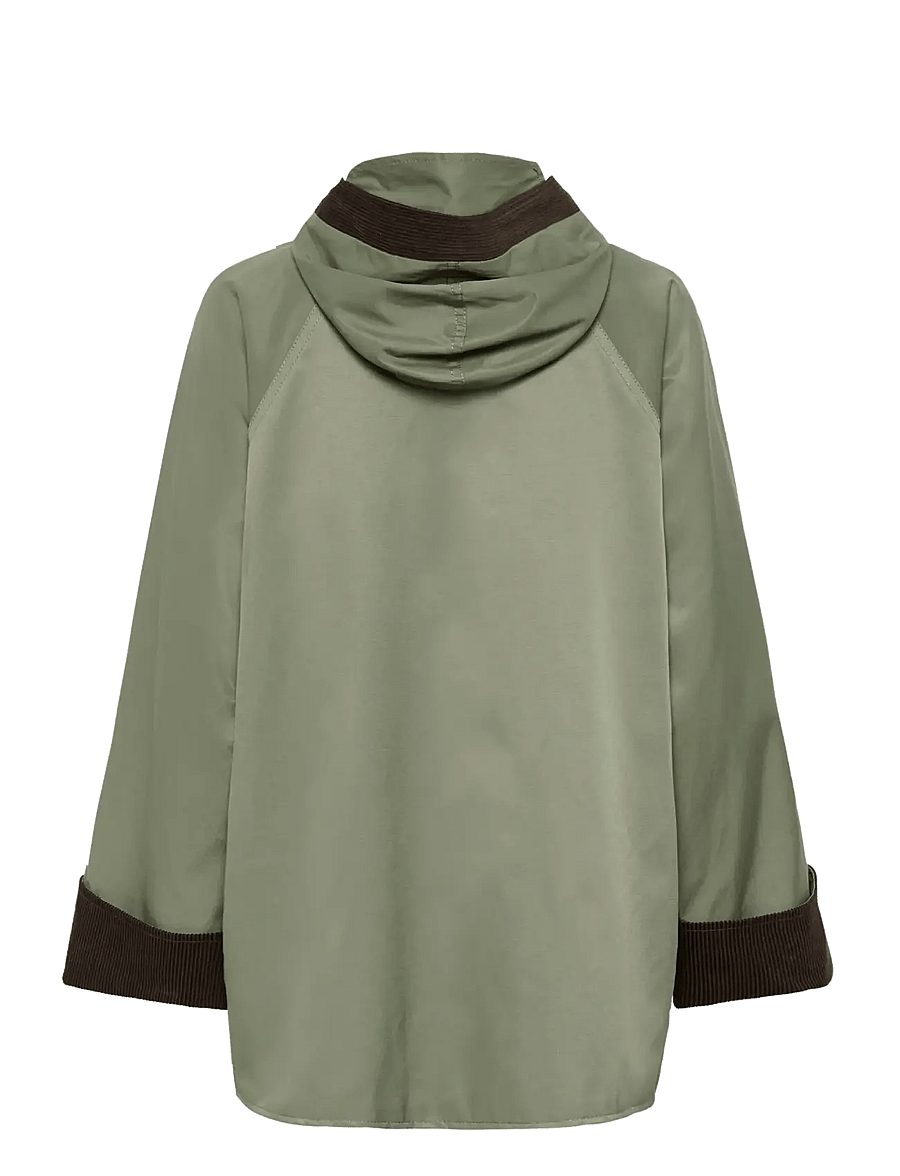 InWear - GRACELYNNIW HOODED JACKET - frühlingsjacken - mulled basil - 2