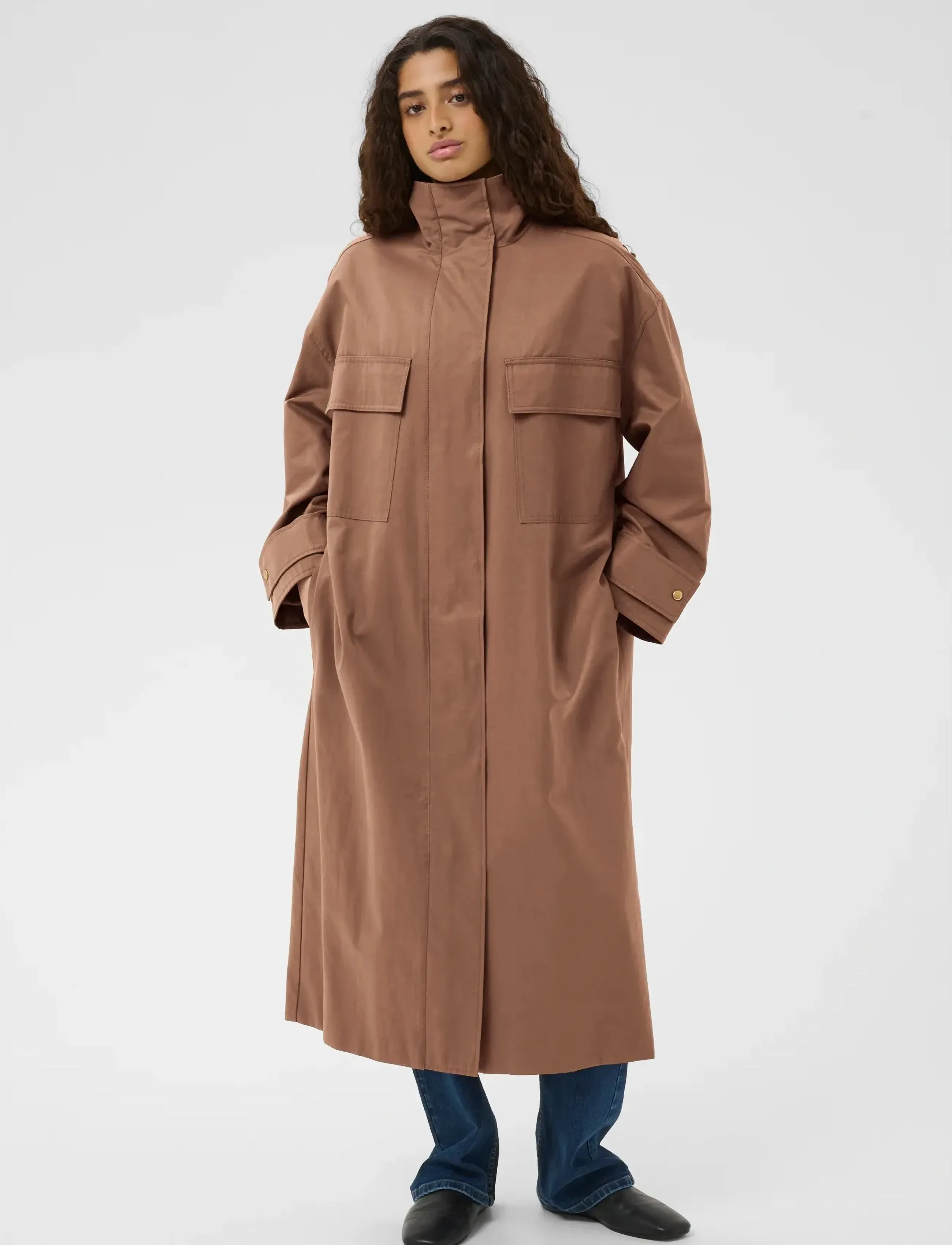 InWear Gracelynniw Coat, 36, Coats, Braun - Light Frauen