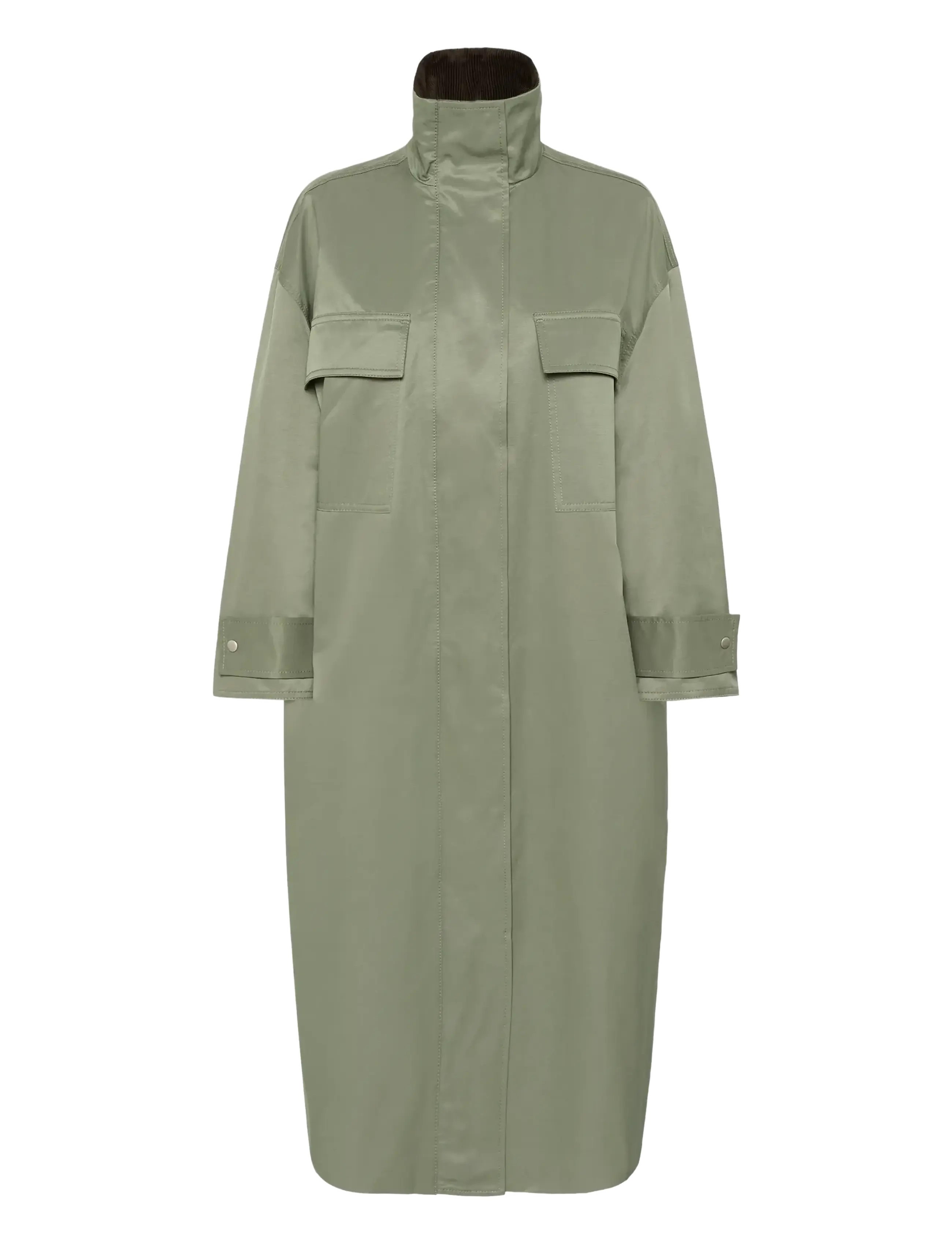 InWear GRACELYNNIW COAT - Jackor & Kappor - MULLED BASIL / khaki/green