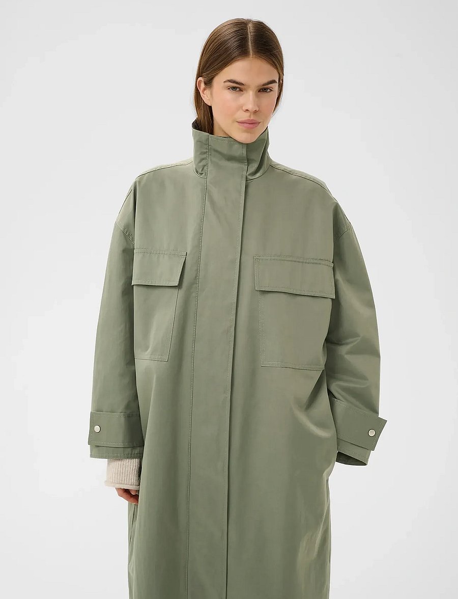 InWear - GRACELYNNIW COAT - leichte mäntel - mulled basil - 0