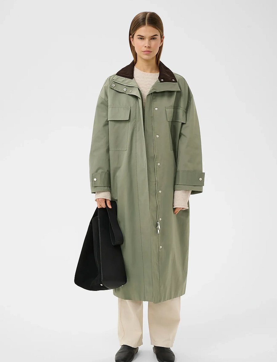 InWear - GRACELYNNIW COAT - leichte mäntel - mulled basil - 4
