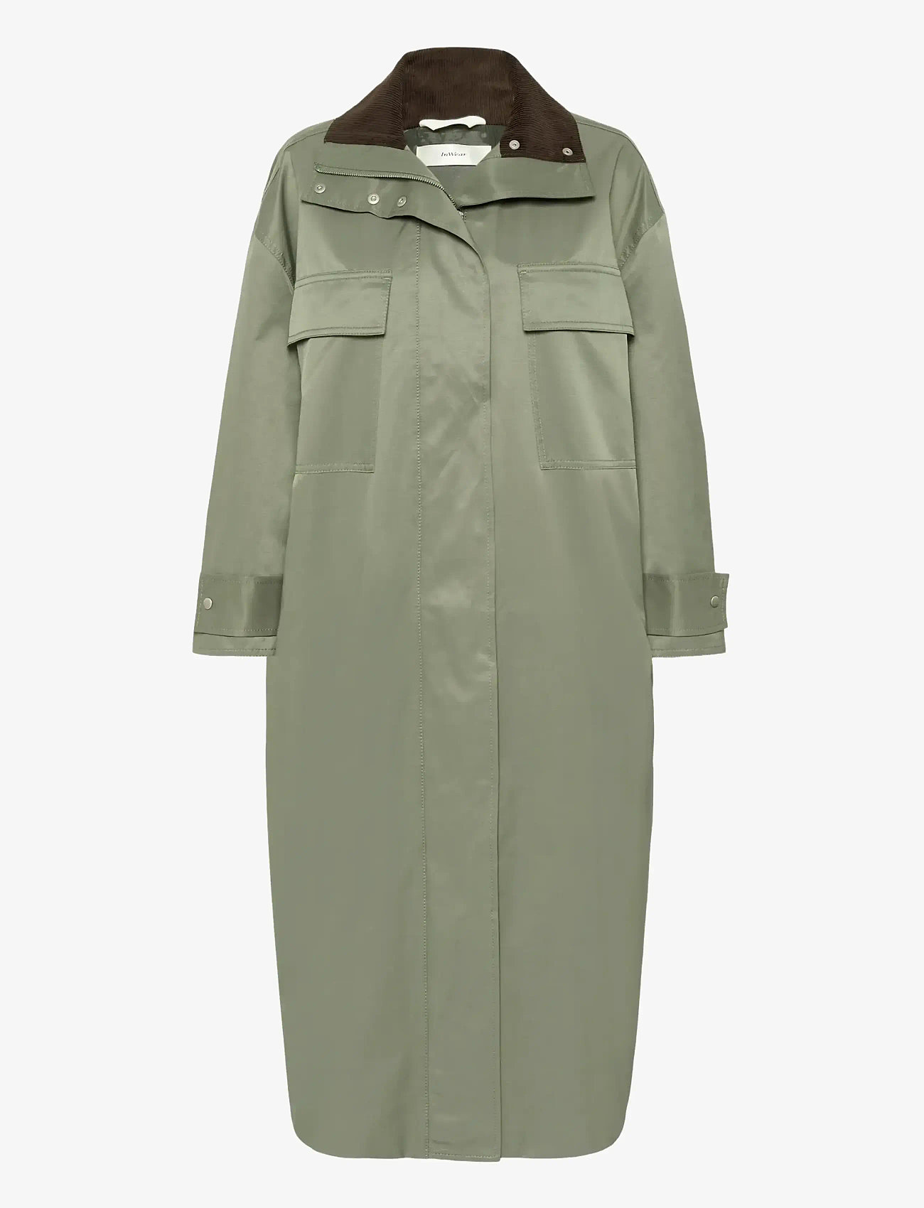 InWear - GRACELYNNIW COAT - lette frakker - mulled basil - 3