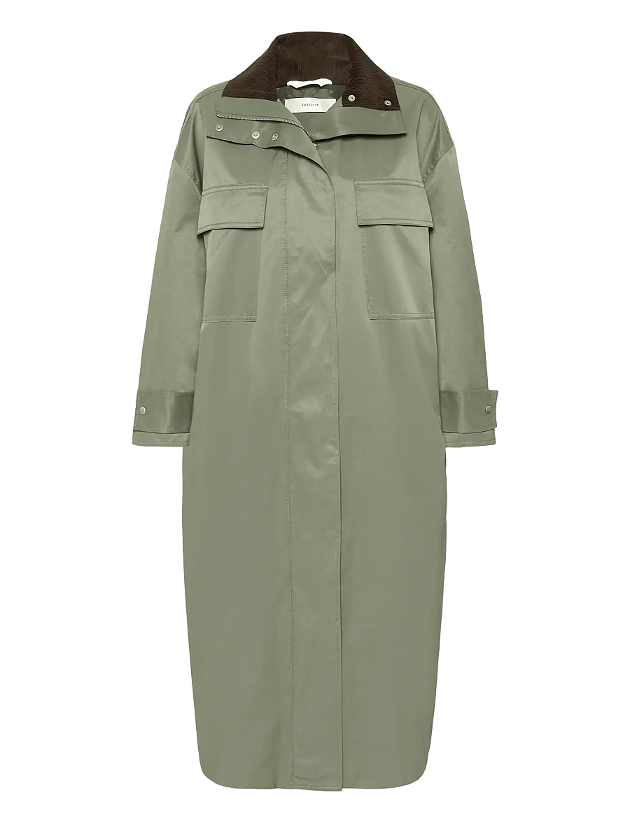 InWear - GRACELYNNIW COAT - leichte mäntel - mulled basil - 3