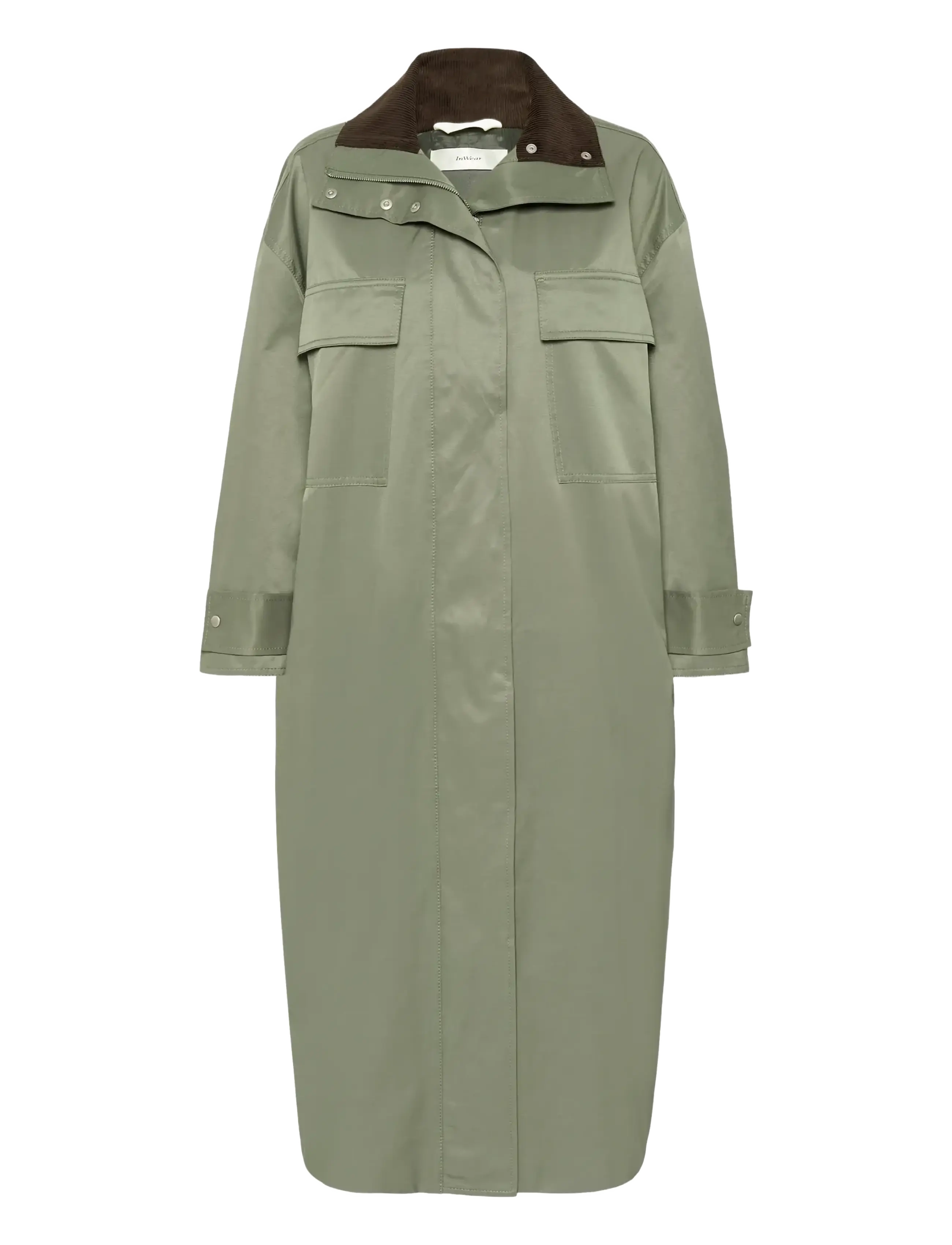 InWear - GRACELYNNIW COAT - leichte mäntel - mulled basil - 3