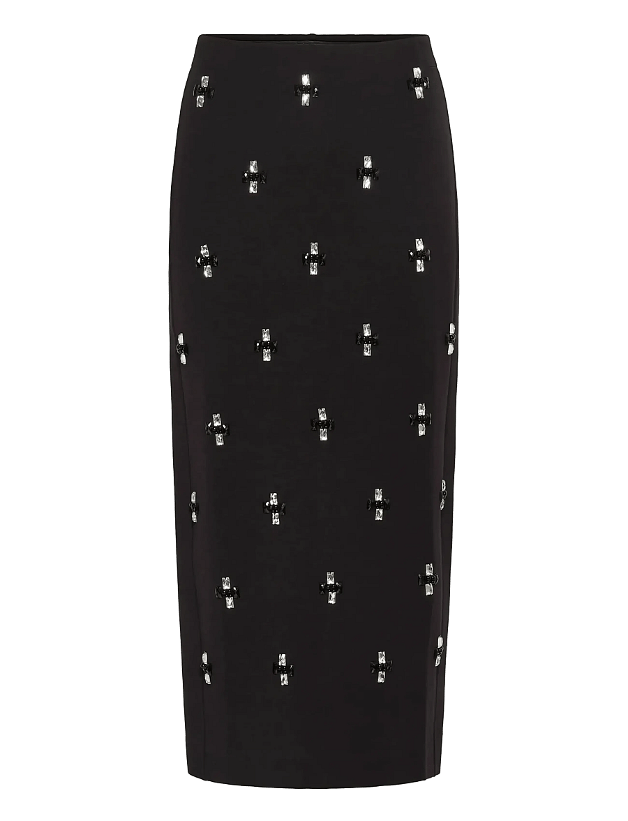 InWear - AIDAIW DECO SKIRT - midiseelikud - black - 1