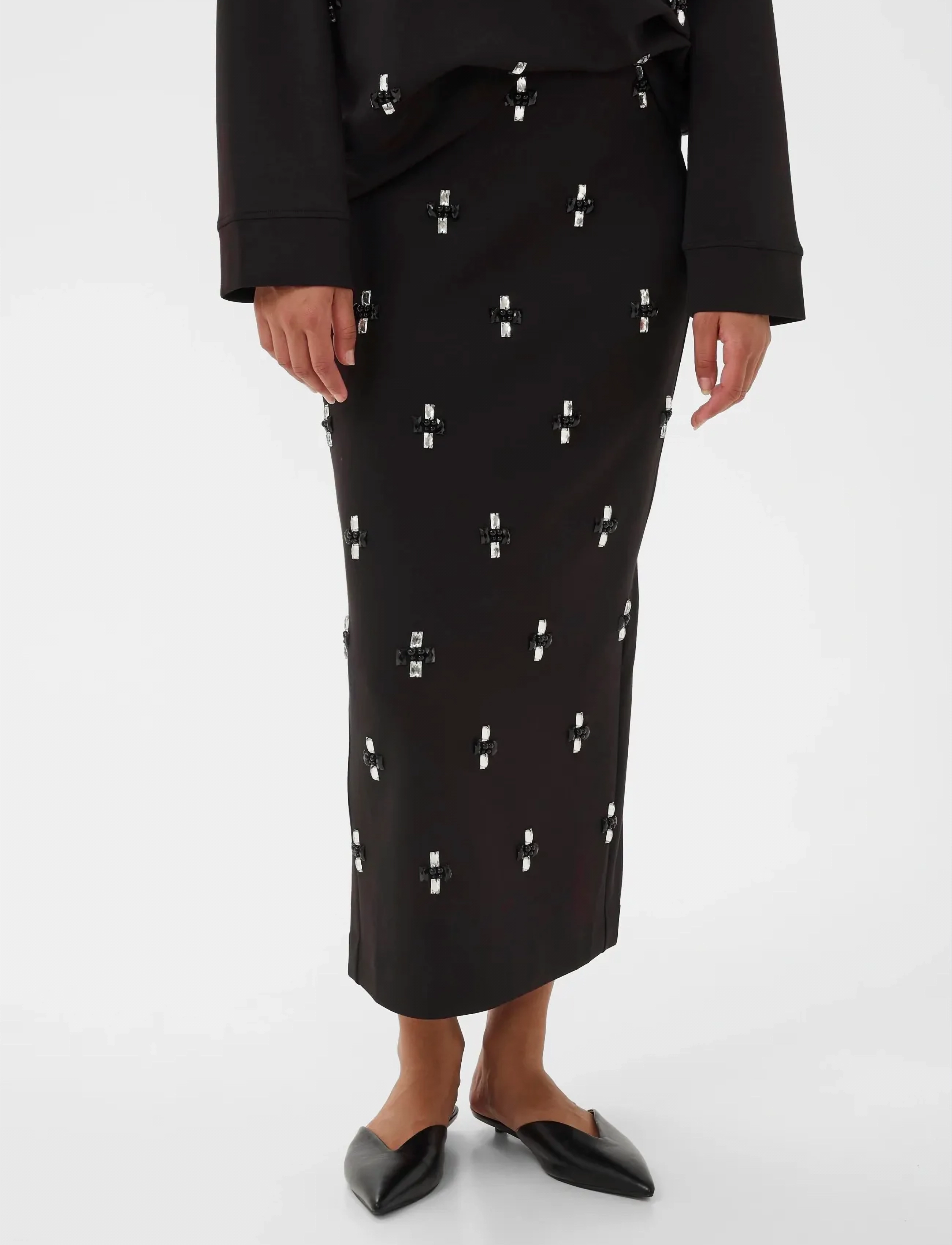 InWear AIDAIW DECO SKIRT - Nederdele - BLACK / black