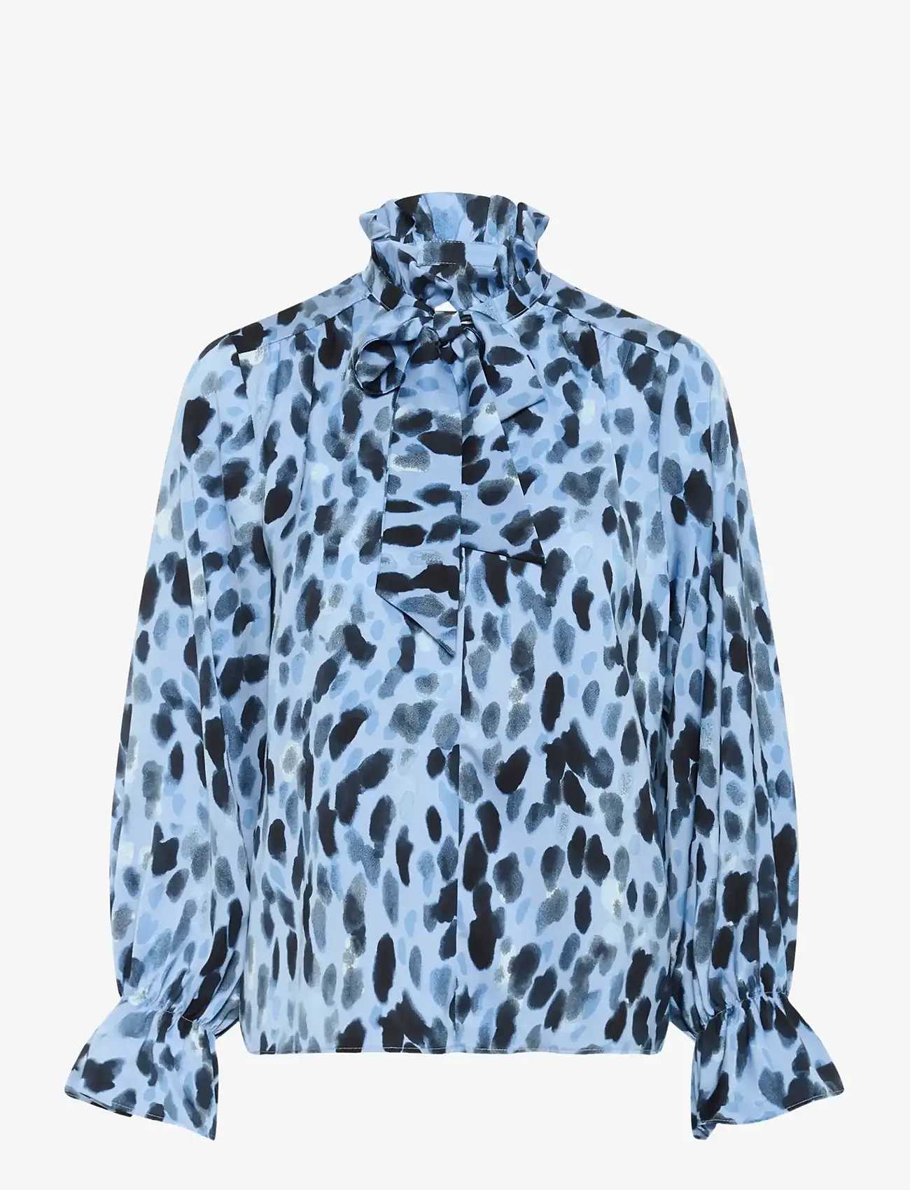 InWear - GRACIEIW PRINTED BLOUSE - langærmede bluser - blue painted dot - 1