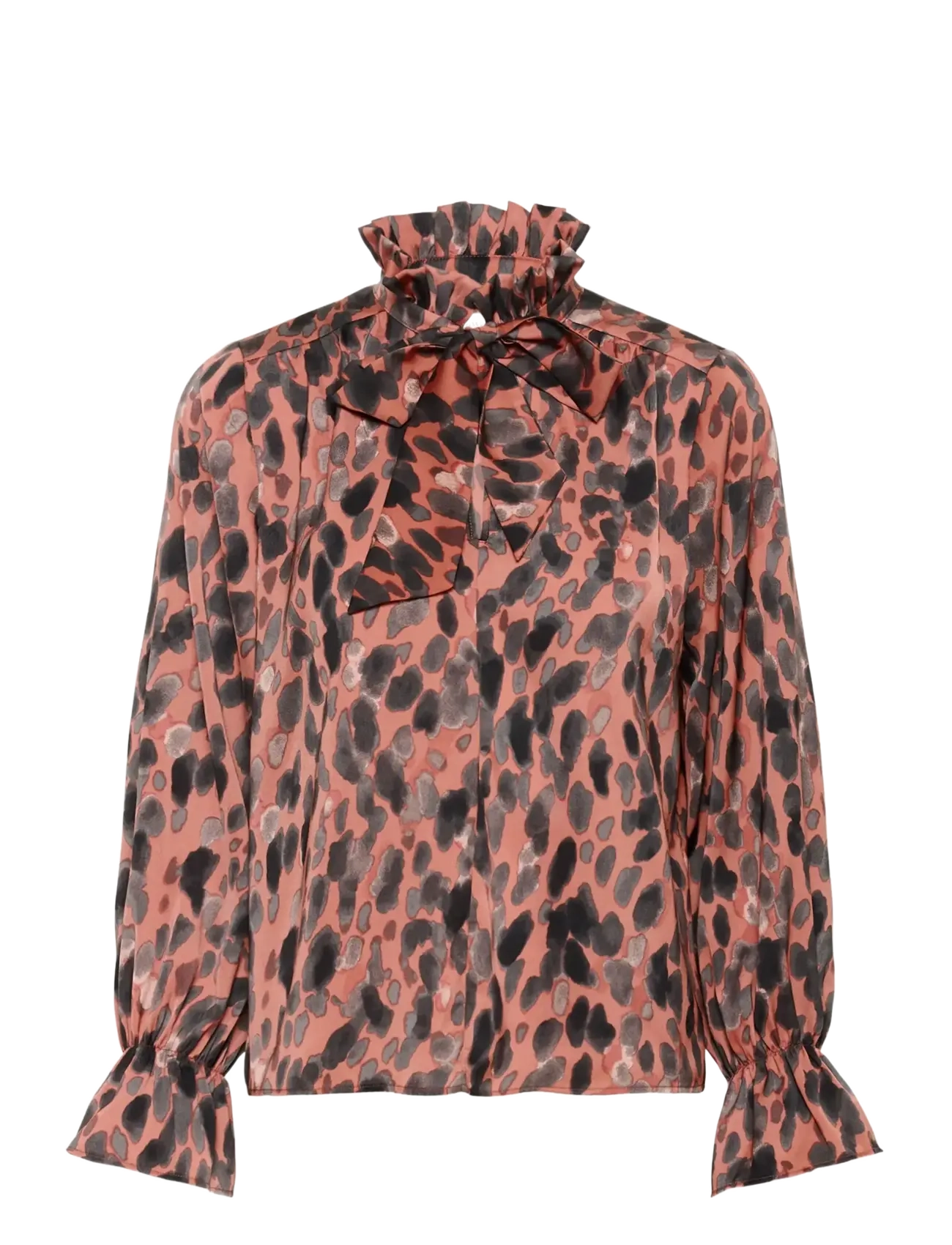 INWEAR Gracieiw Printed Bluse Schwarz - 40 - Damen