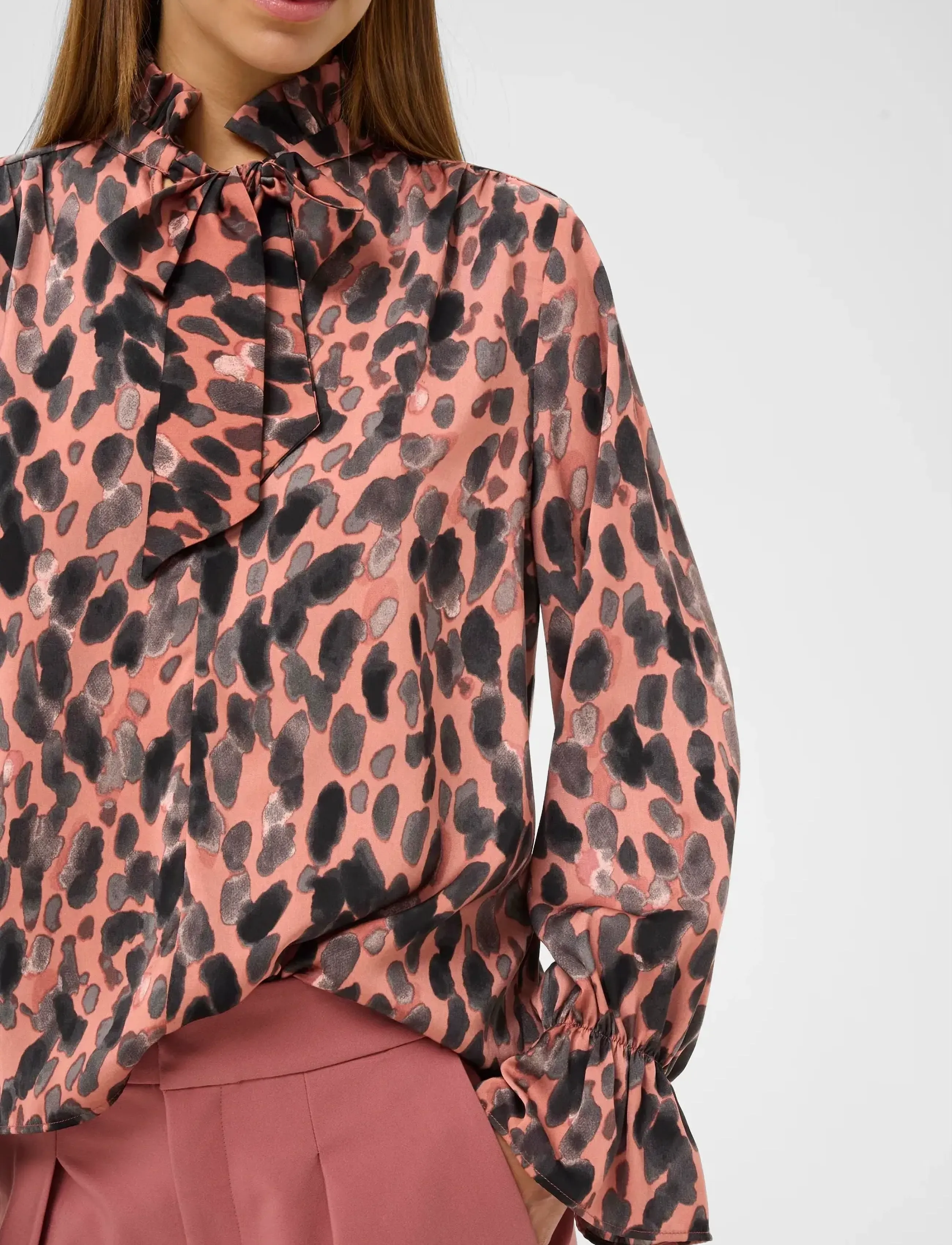 InWear - GRACIEIW PRINTED BLOUSE - long sleeved blouses - rose painted dot - 5