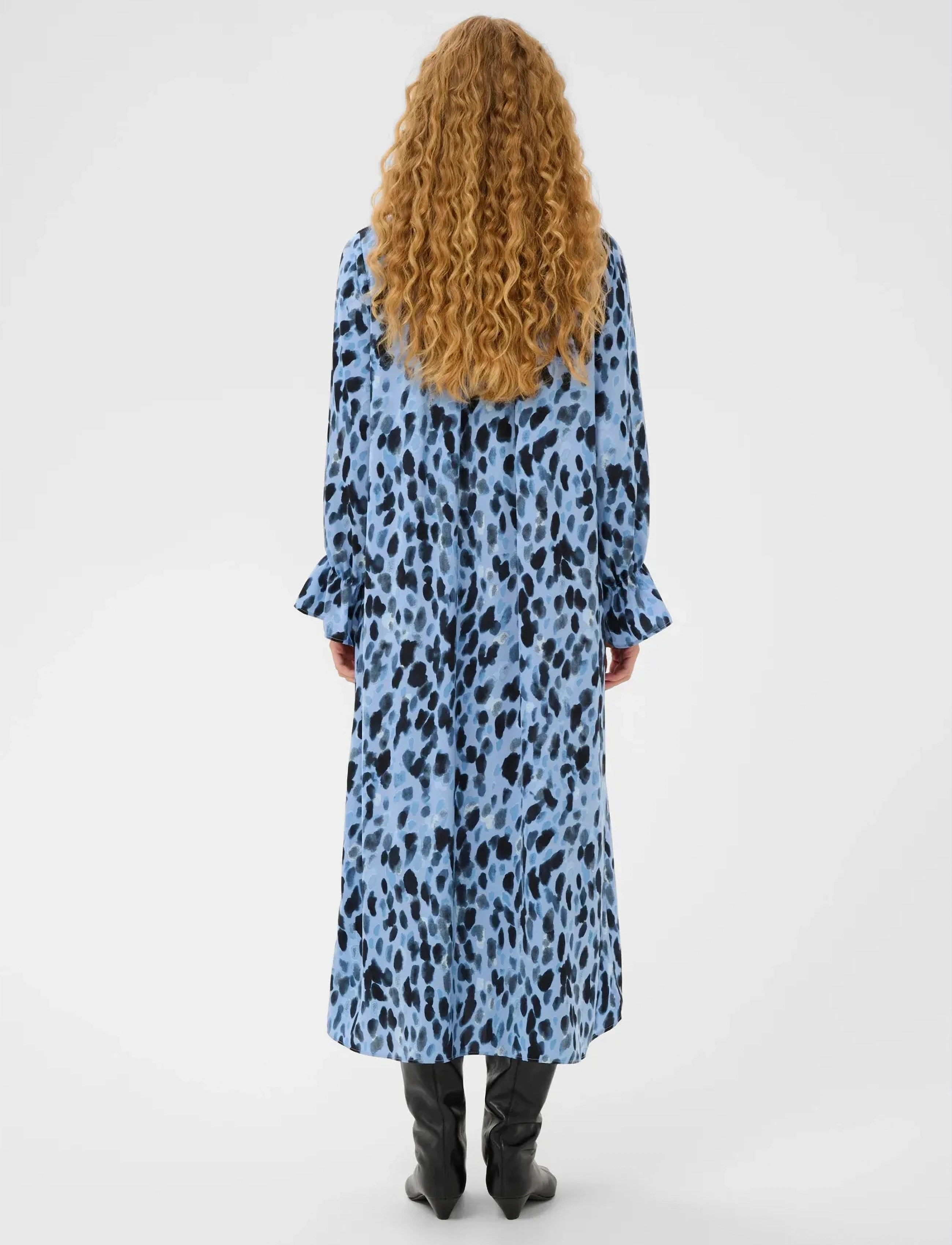 InWear - GRACIEIW PRINTED DRESS - sommerkleider - blue painted dot - 4