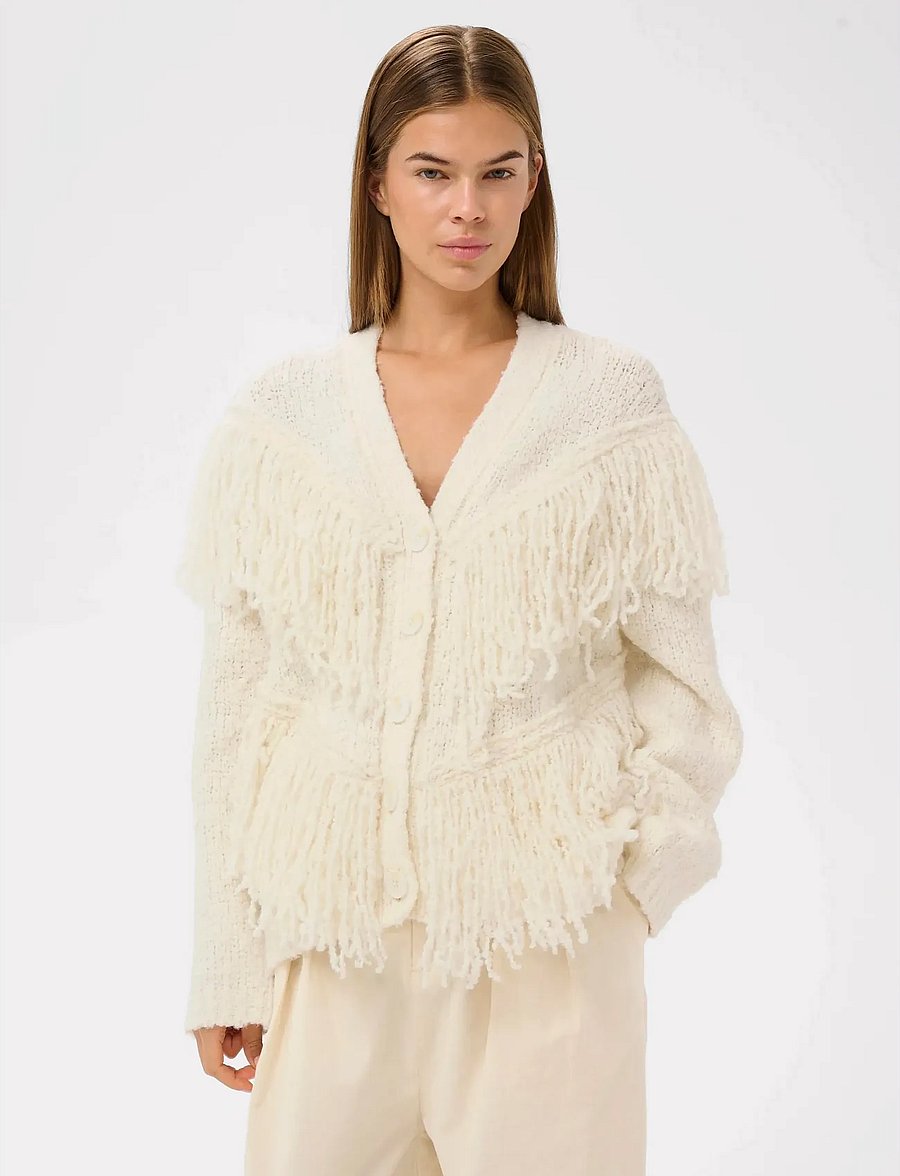 InWear - NEFELIIW CARDIGAN - strickjacken - whisper white - 0
