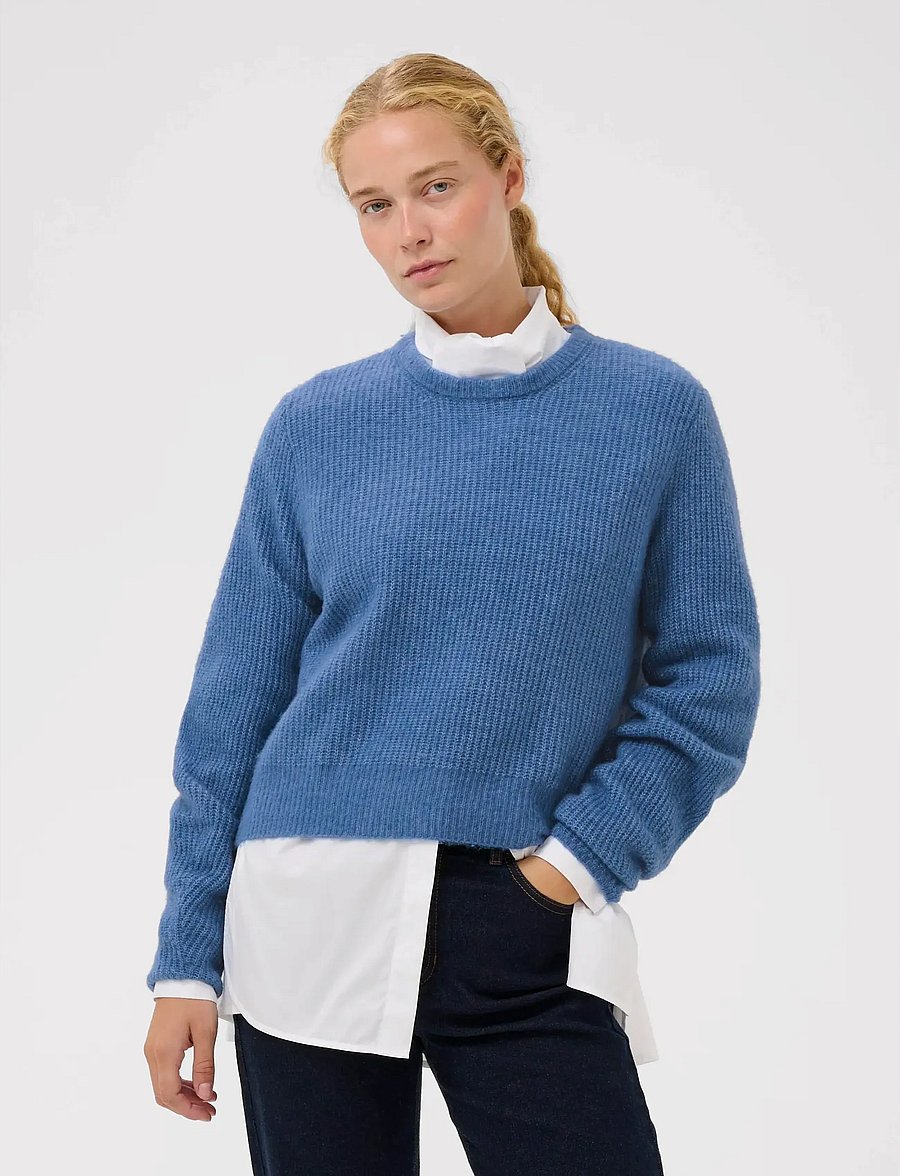 InWear - NIASIW PULLOVER - kampsunid - dutch blue - 0
