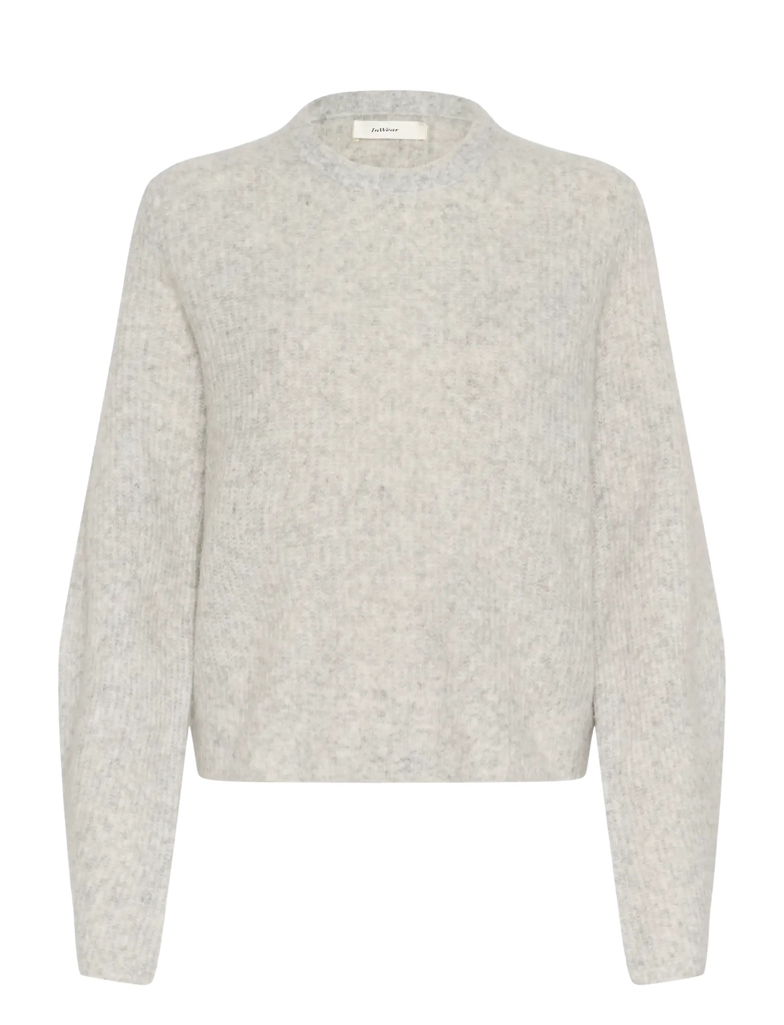 InWear NIASIW PULLOVER - Tøj - NEW LIGHT GREY MELANGE / grey