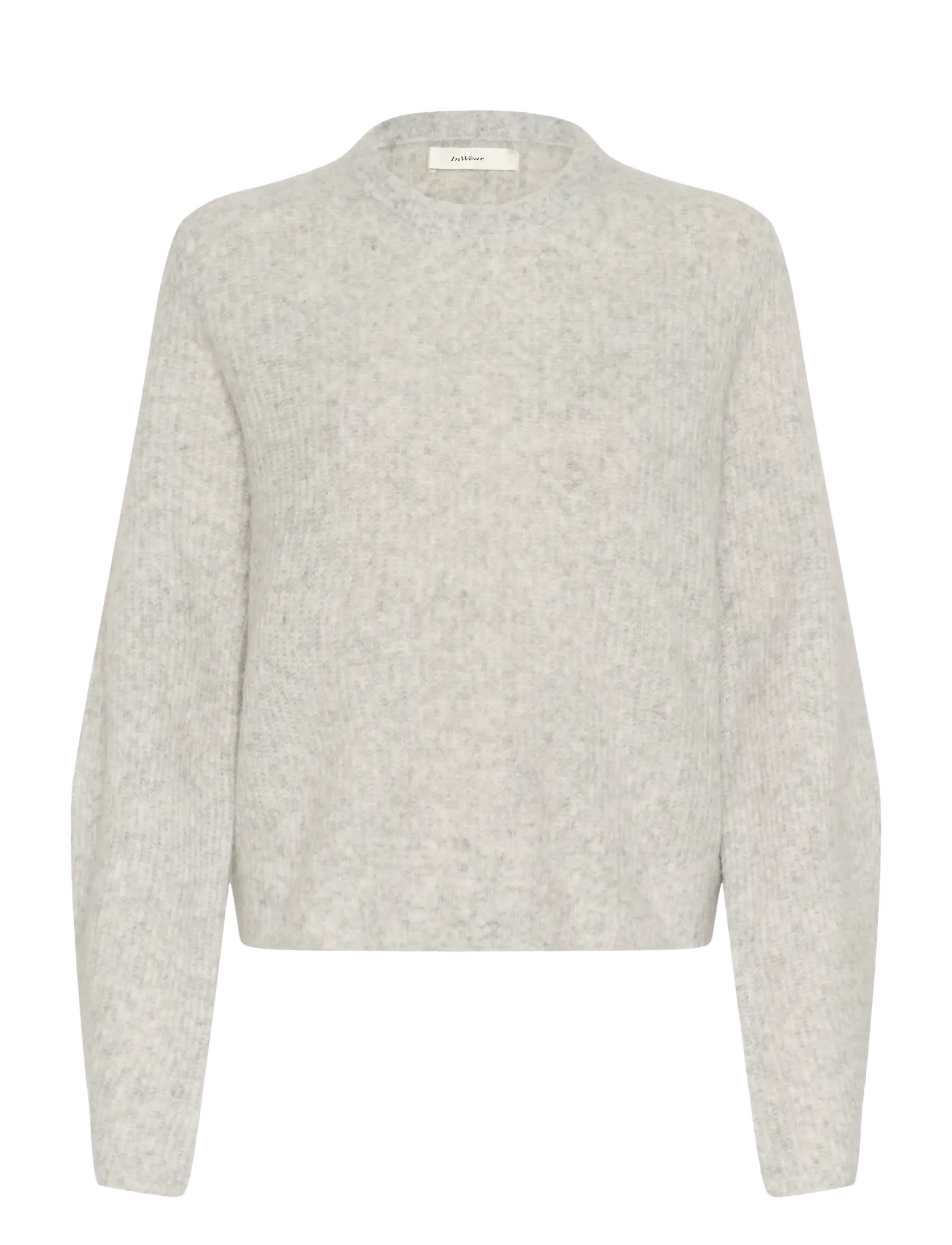 InWear NIASIW PULLOVER - Kleidung - NEW LIGHT GREY MELANGE / grey