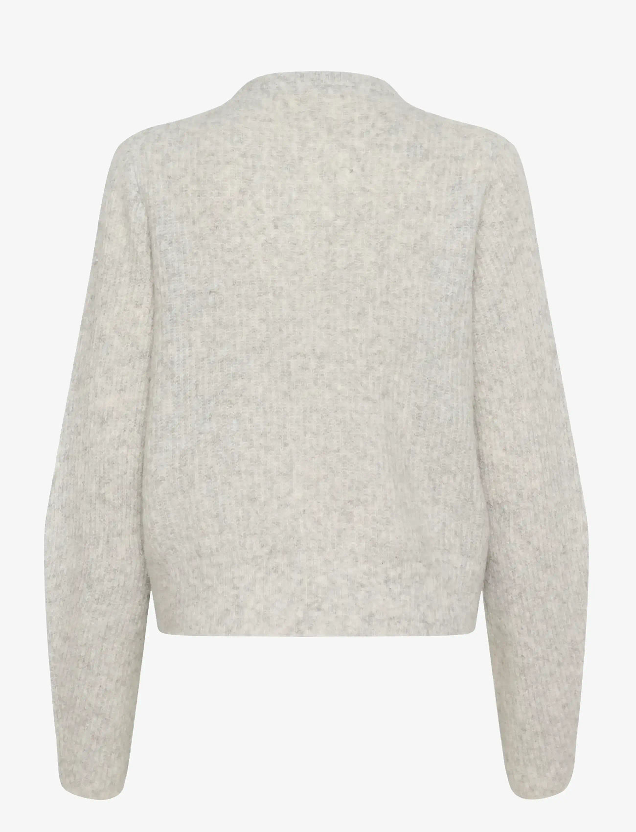InWear - NIASIW PULLOVER - striktrøjer - new light grey melange - 2