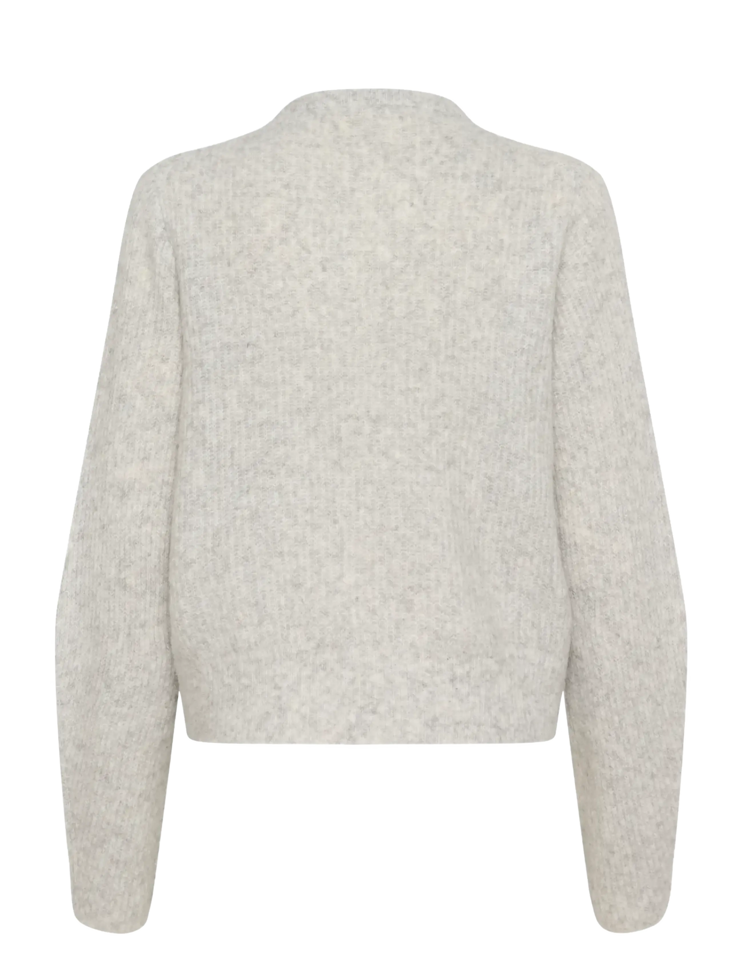InWear - NIASIW PULLOVER - pullover - new light grey melange - 2